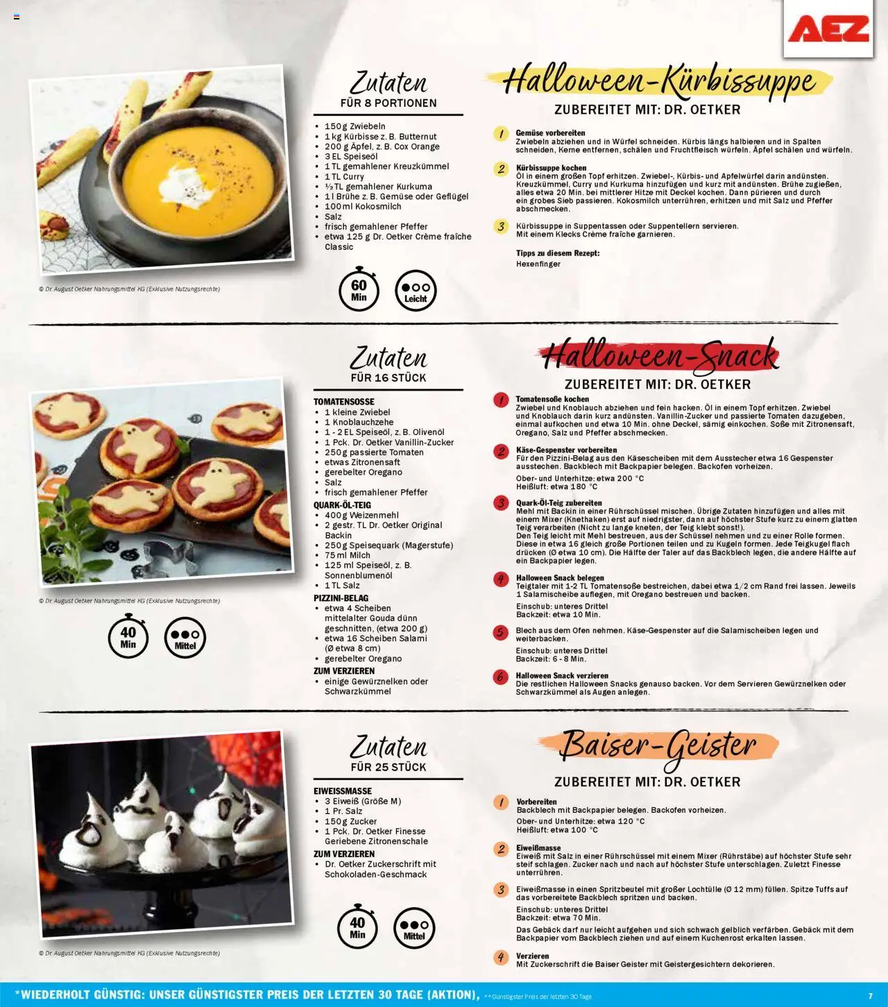 AEZ Prospekt 	 – gültig ab 20.10.2025 | Seite: 7 | Produkte: Öl, Äpfel, Salz, Pfeffer