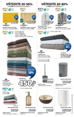 Jysk katalog - pregled Jysk kataloga - važi od 15.10.2025 | Strana: 7 | Proizvode: Kupatilo, Peškir, Bade mantil, Četkica za zube