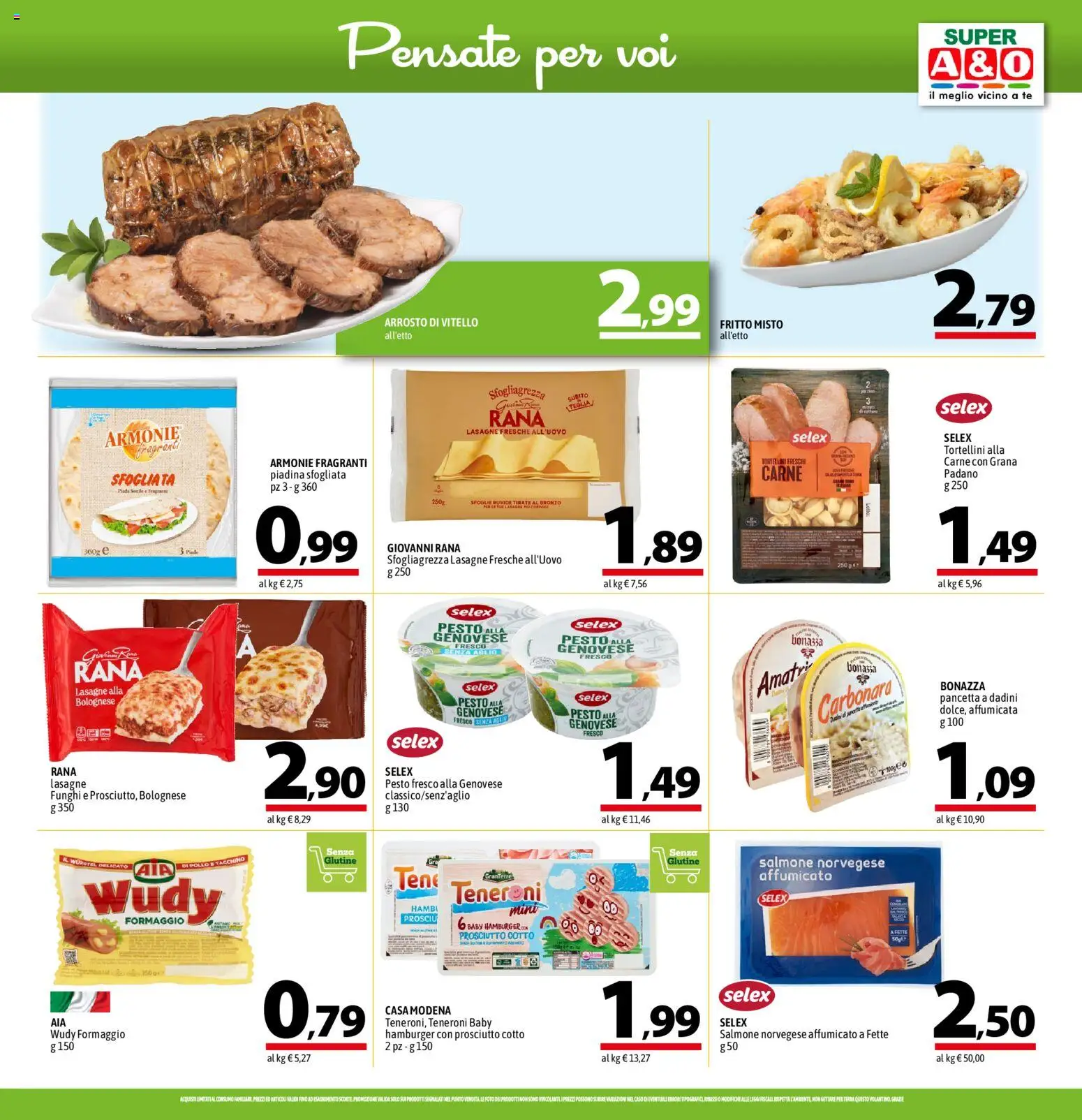 Volantino A&O del 26.02.2026 | Pagina: 7 | Prodotti: Arrosto, Prosciutto, Aglio, Pesto