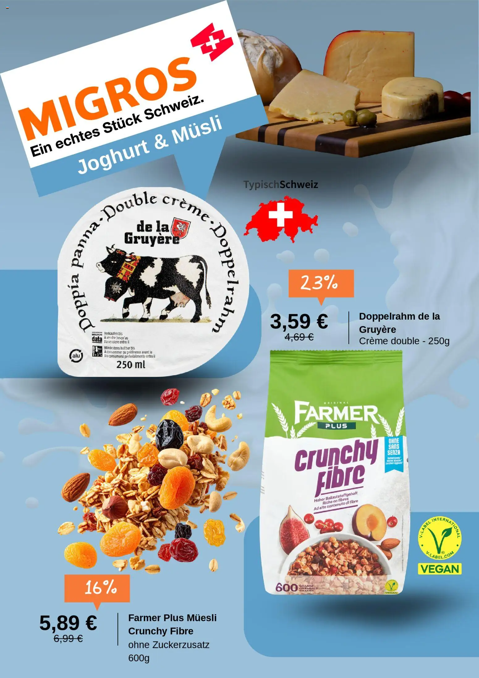 Migros Prospekt 	 – gültig ab 14.04.2026 | Seite: 4 | Produkte: Musli, Joghurt, Creme