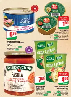 Danie puree boczek z cebulką Knorr, 51 g od 17.09.2025 | Strona: 24 | Produkty: Kiełbasa, Mięso, Boczek, Wędliny
