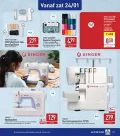 Aldi folder week 3 - Voorbeeld van een folder van Aldi, geldig van 19.01.2026 | Pagina: 29 | Producten: Naaimachine