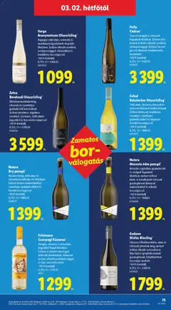 Lidl Akciós újság - amely érvényes a következő dátumtól: 26.02.2026 | Oldal: 75