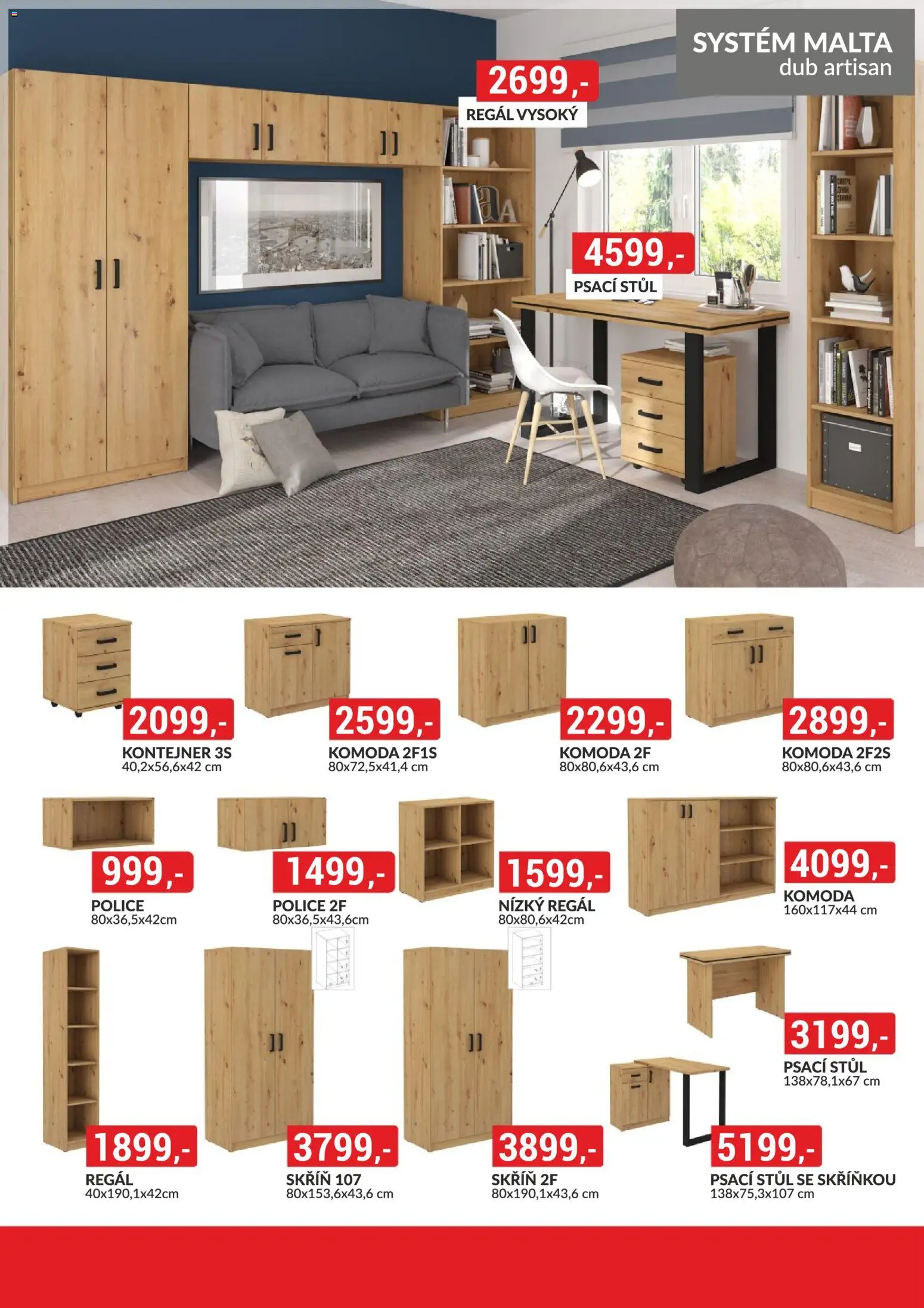 BAUMAX leták - Objevte svět nábytku od 01.04.2026 | Strana: 47 | Produkty: Komoda, Stůl, Police, Skříň