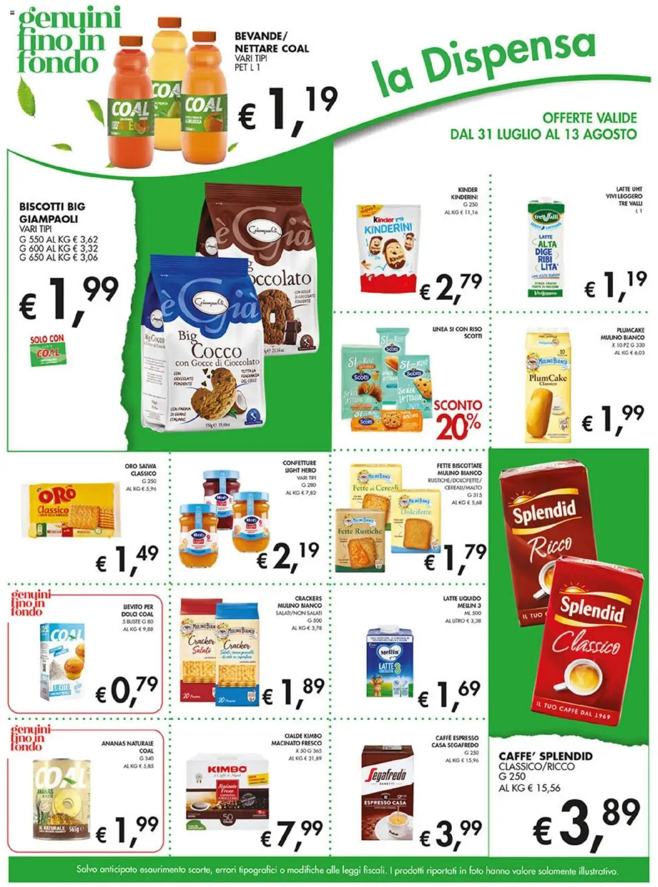 Volantino Coal del 31.07.2025 | Pagina: 13 | Prodotti: Riso, Farina, Cocco, Plumcake