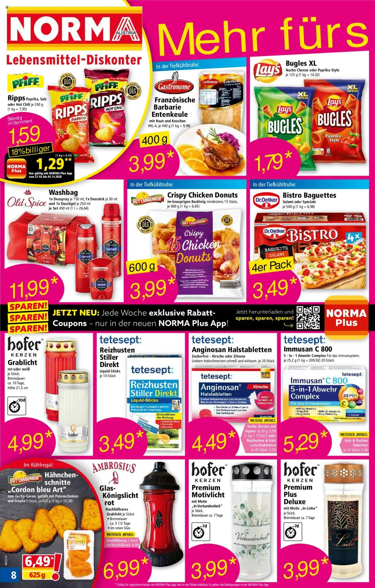 Norma Flugblatt gültig ab 27.10.2025 | Seite: 9 | Produkte: Zitrone, Chili, Jääkaappipakastin, Duschgel