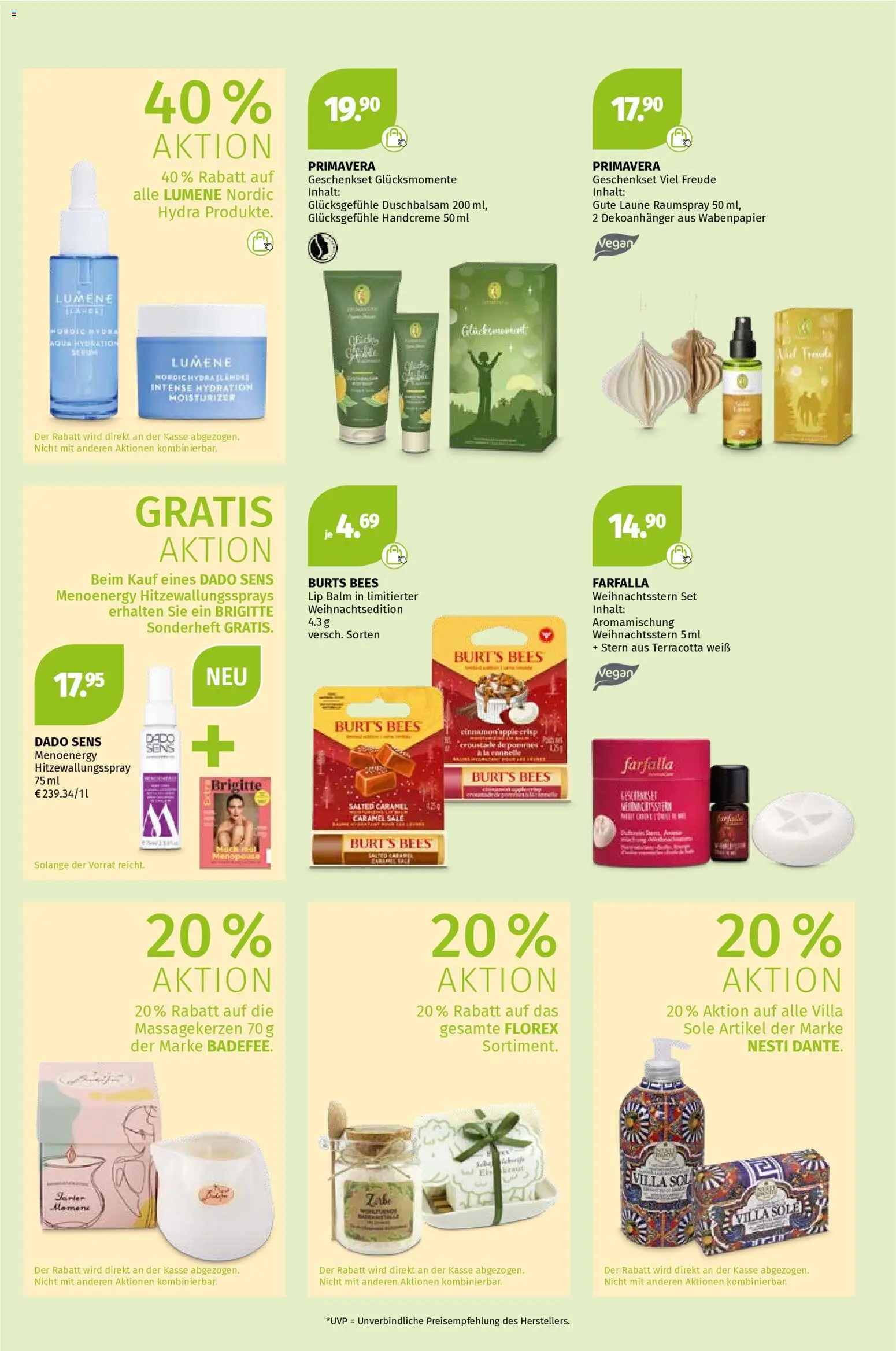 Müller Beauty Highlights – gültig ab 10.11.2025 | Seite: 17 | Produkte: Apple, Handcreme, Serum, Lip Balm