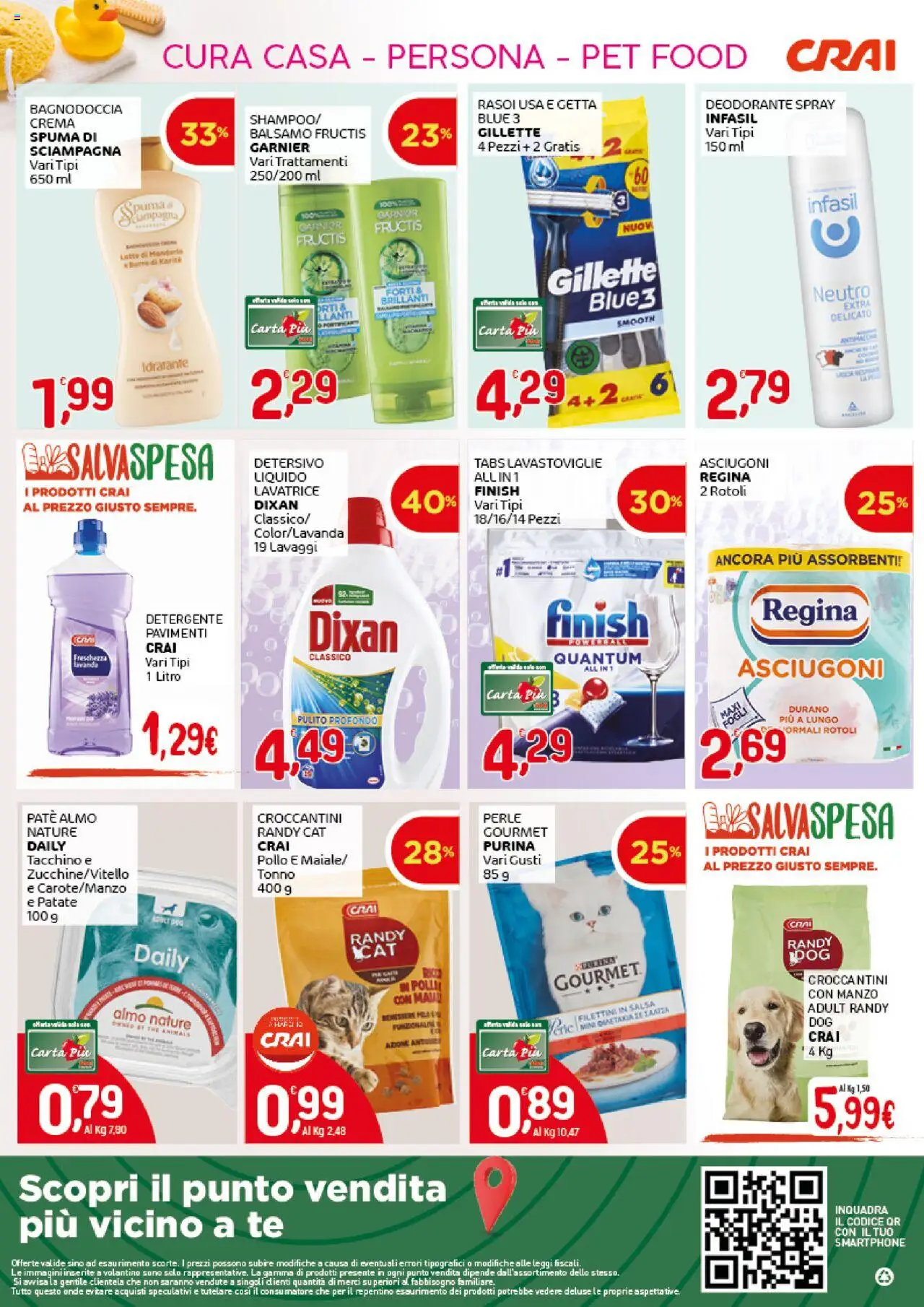 Volantino CRAI del 21.08.2025 | Pagina: 8 | Prodotti: Deodorante, Detergente, Tè, Latte
