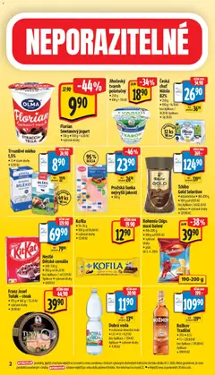 Náhled letáku Albert leták - Supermarket od 25.03.2026 | Strana: 6 | Produkty: Dobrá voda, Mléko, Steak, Jogurt florian