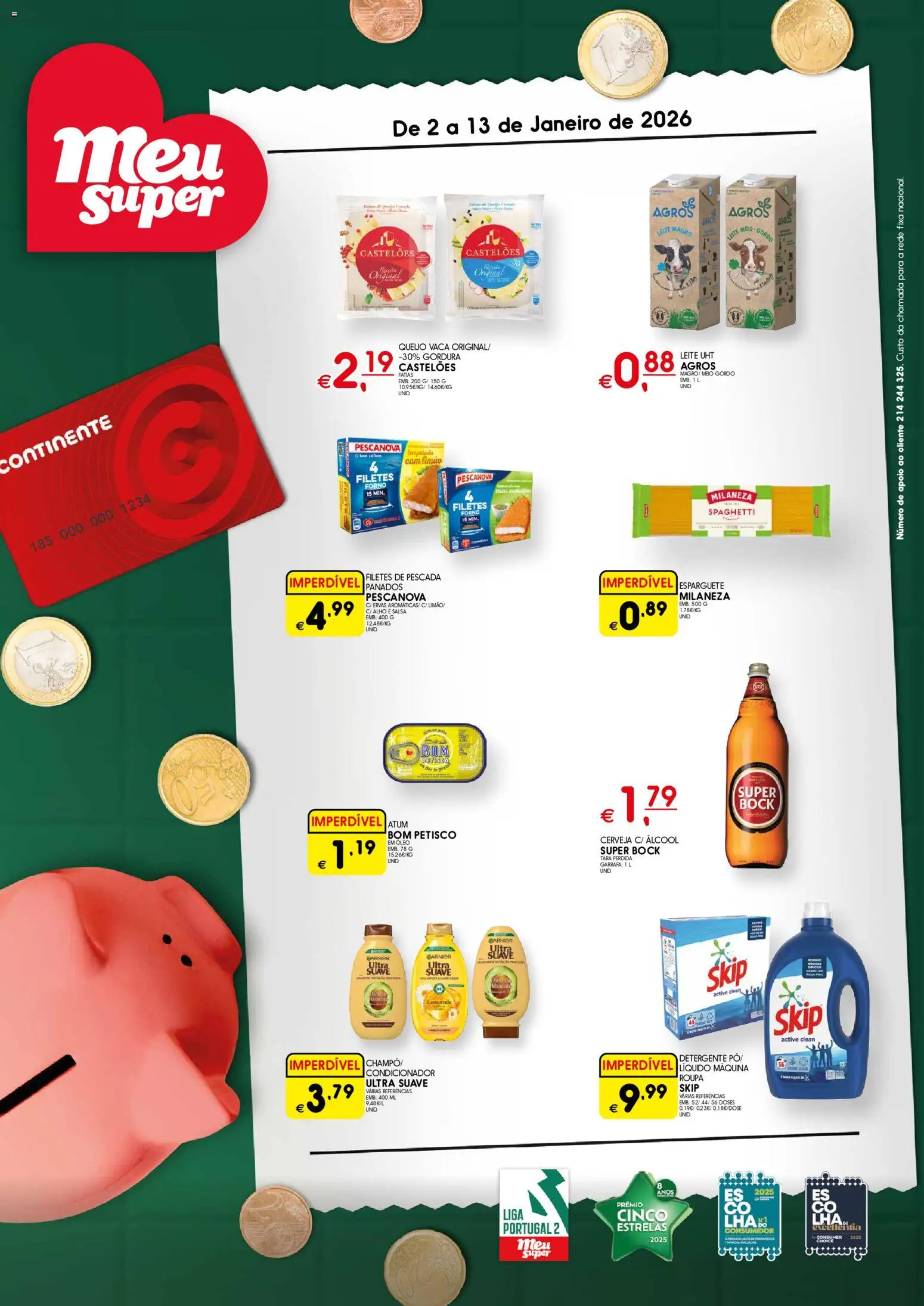 Meu Super folheto │ válido de 02.01.2026 | Página: 1 | Produtos: Atum, Forno, Milaneza, Queijo