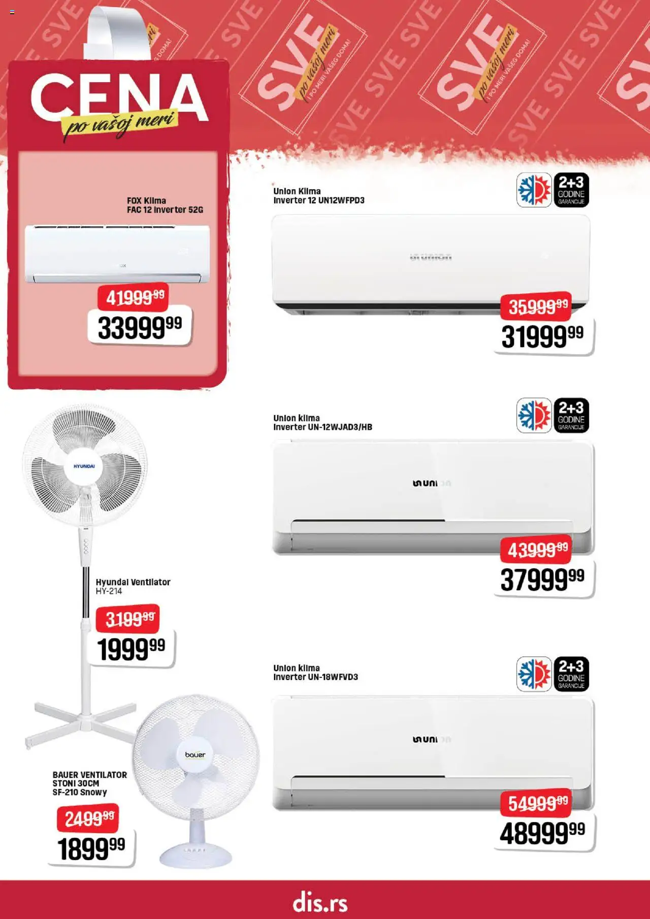 DIS katalog - važi od 03.07.2025 | Strana: 28 | Proizvode: Ventilator, Klima