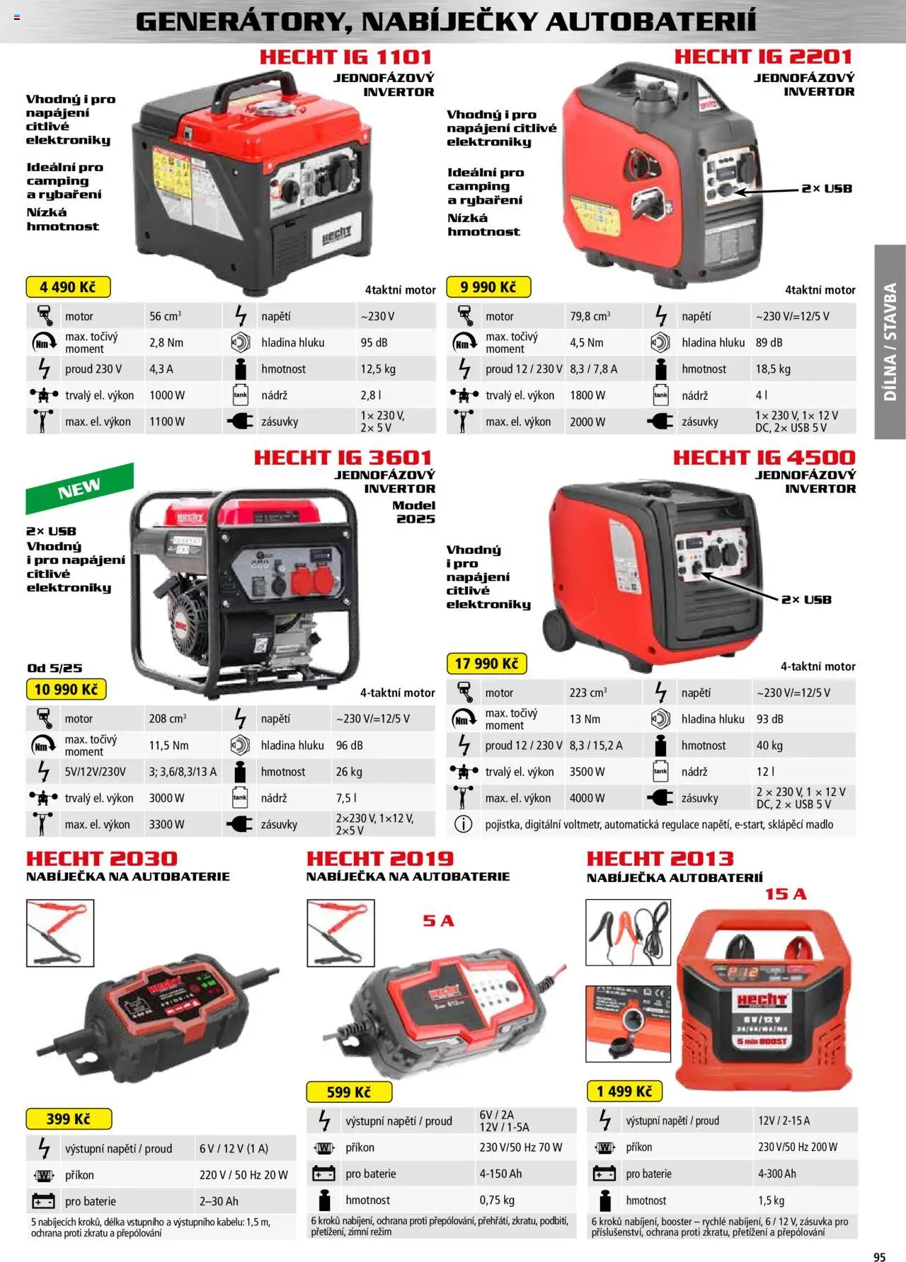 Hecht katalog - Jaro-léto 2025 od 22.04.2025 | Strana: 95 | Produkty: Hecht, USB, Autobaterie, Baterie