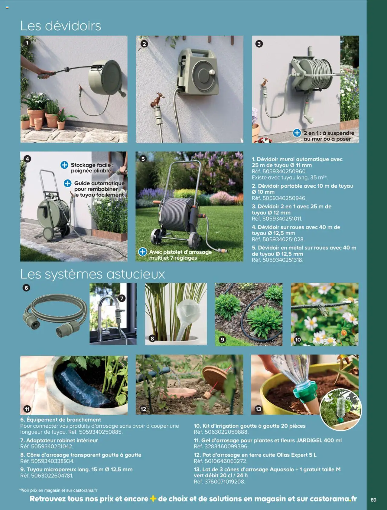  | Page: 89 | Produits: Adaptateur, Plantes, Tuyau, Cônes