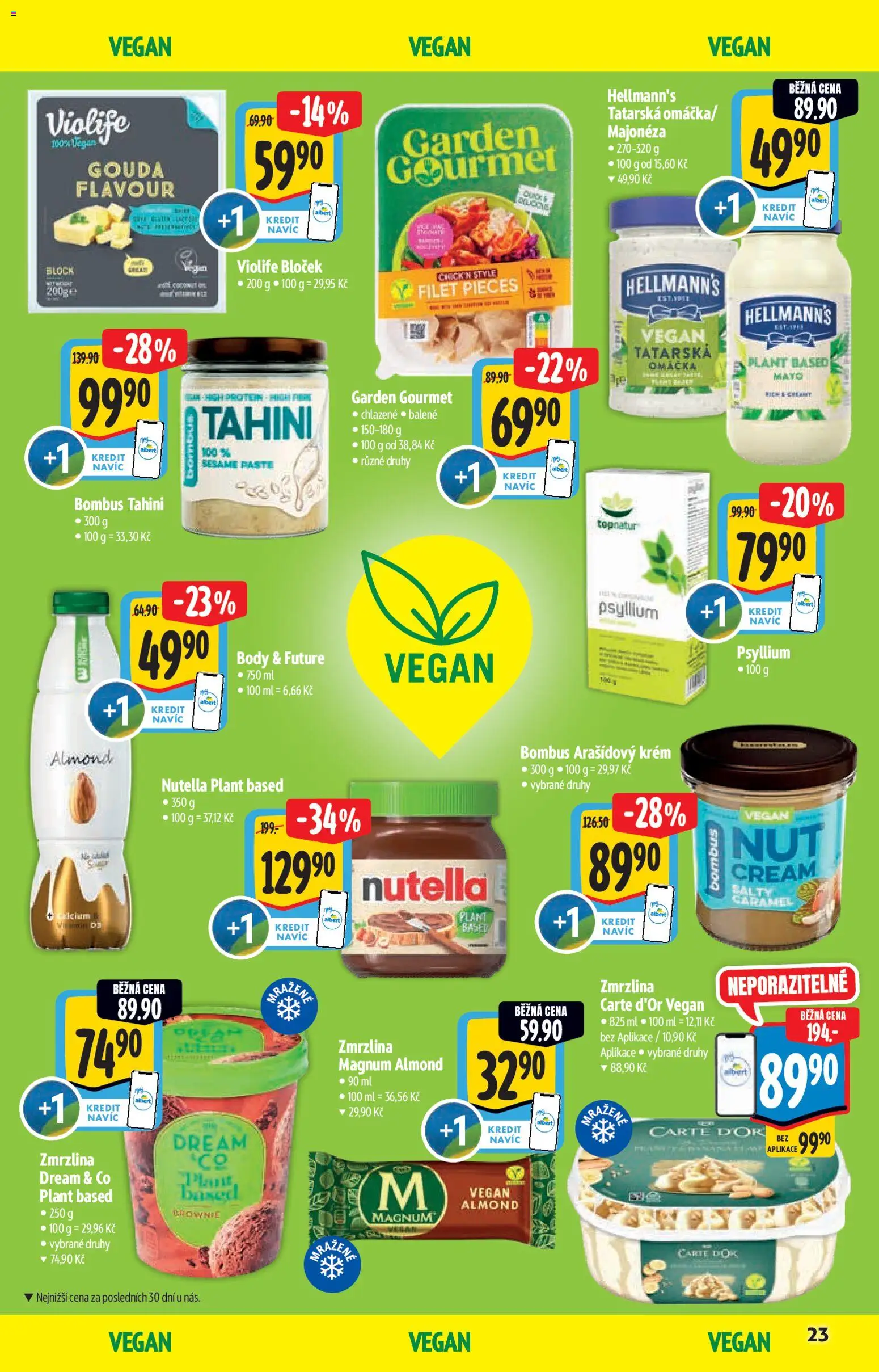 Albert katalog - Hypermarket od 14.01.2026 | Strana: 23 | Produkty: Gouda, Majonéza, Filet, Tahini