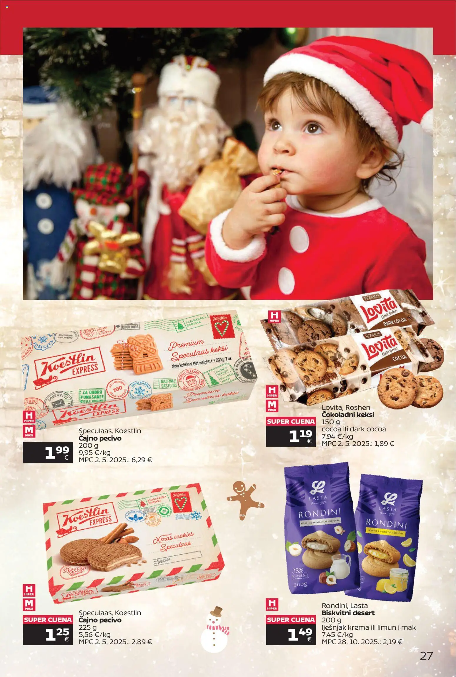 Tommy katalog | vrijedi od 24.11.2025 | Stranica: 27 | Proizvodi: Keksi, Krema, Limun, Mak