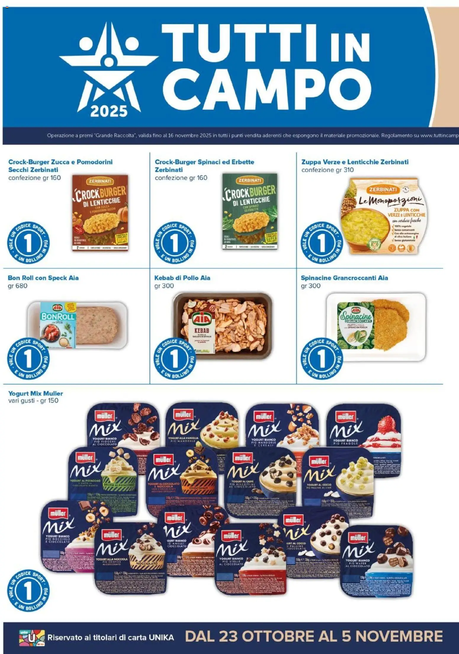 Volantino Oasi del 22.10.2025 | Pagina: 4 | Prodotti: Speck, Yogurt, Mandorle, Cocco