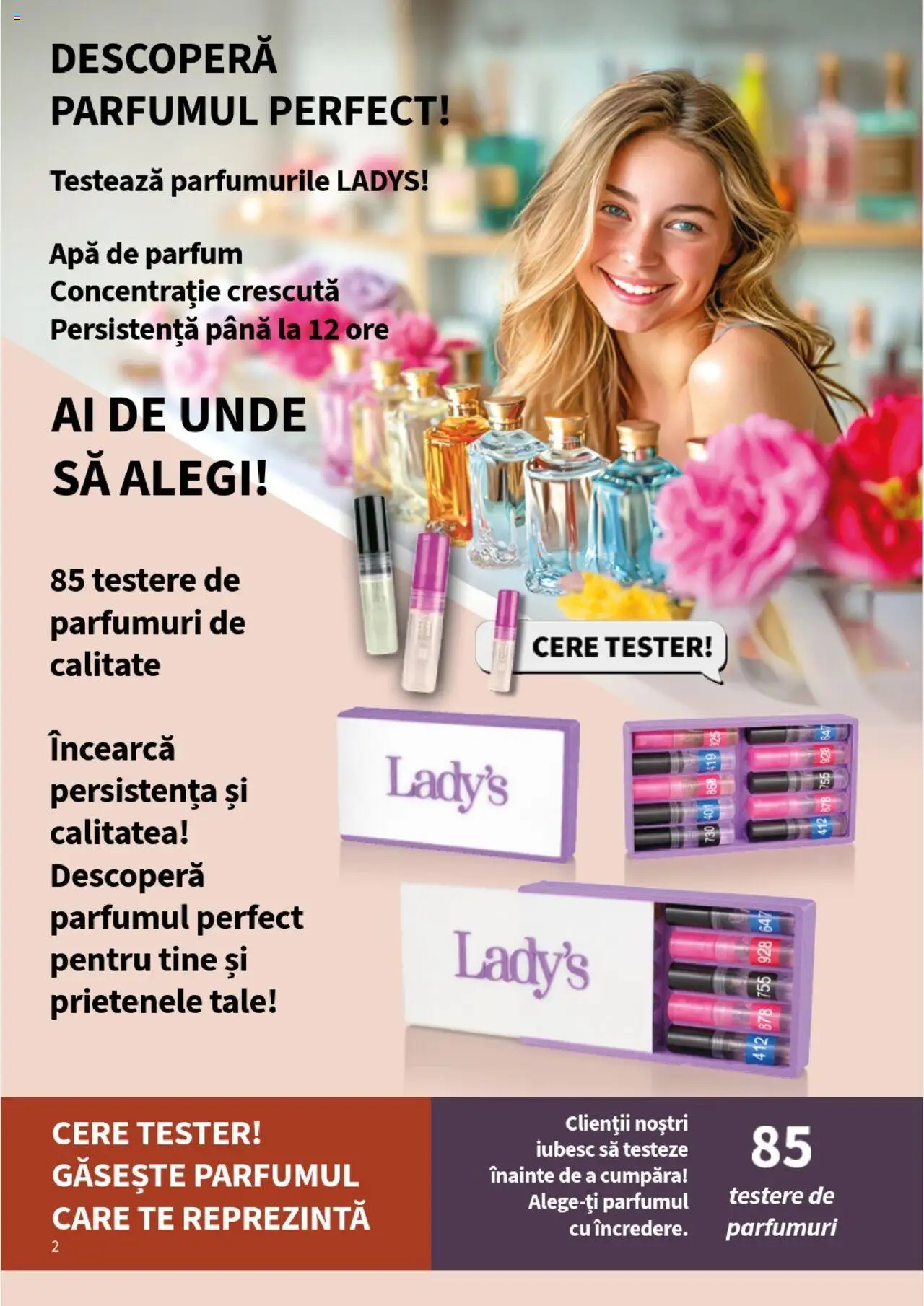 Noul catalog Lady’s – valabil de la 25.09.2025 | Pagină: 4 | Produse: Apă de parfum, Parfum, Apă