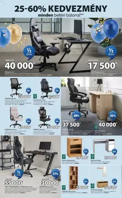 JYSK Akciós újság Veresegyház - amely érvényes a következő dátumtól: 11.02.2026 | Oldal: 6 | Termékek: Könyvespolc, Gamer szék, Fejhallgató, Előszobafal