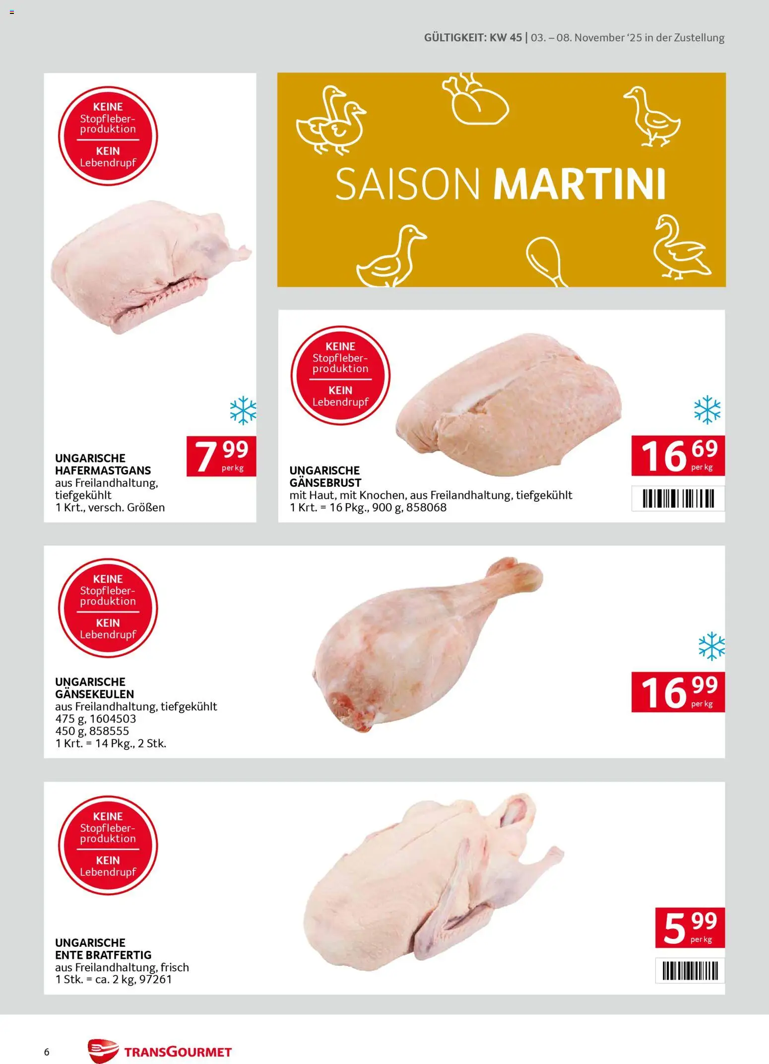Transgourmet Zustellaktion gültig ab 03.11.2025 | Seite: 6