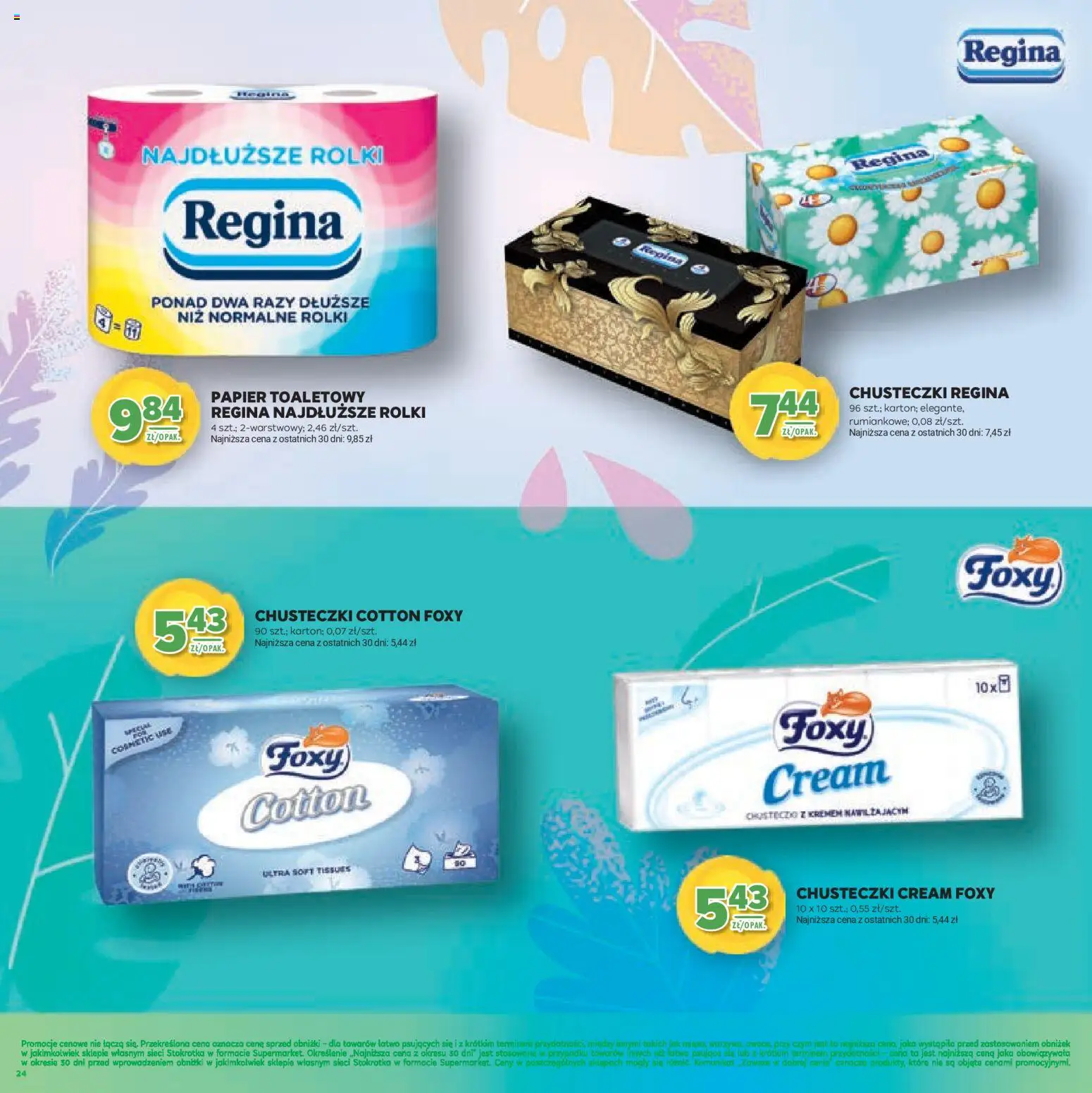 Stokrotka Gazetka - Wiosenne Inspiracje od 26.02.2026 | Strona: 24 | Produkty: Papier toaletowy, Stokrotka, Rolki