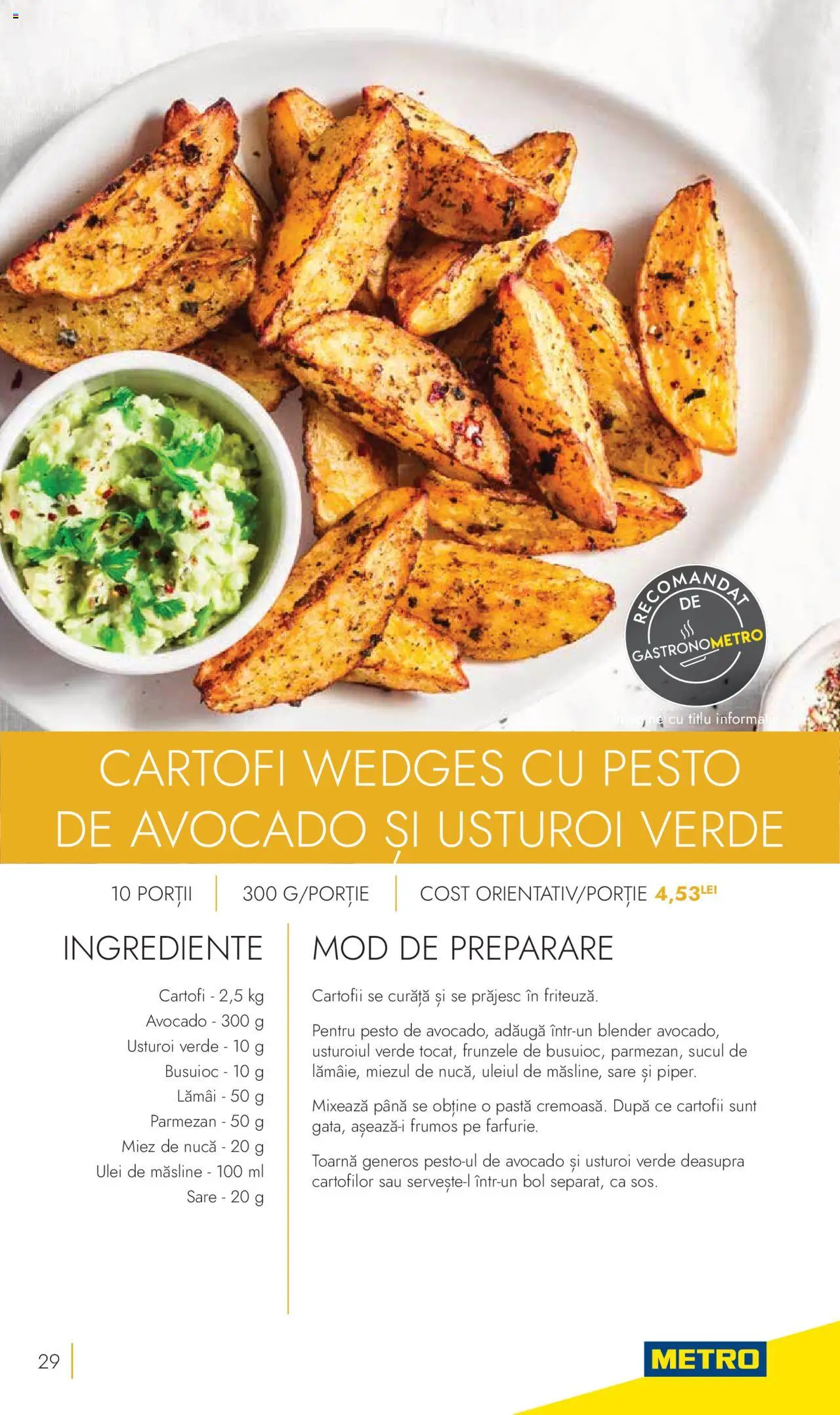 Noul catalog Metro – valabil de la 24.10.2023 | Pagină: 29 | Produse: Avocado, Cartofi, Sare, Usturoi