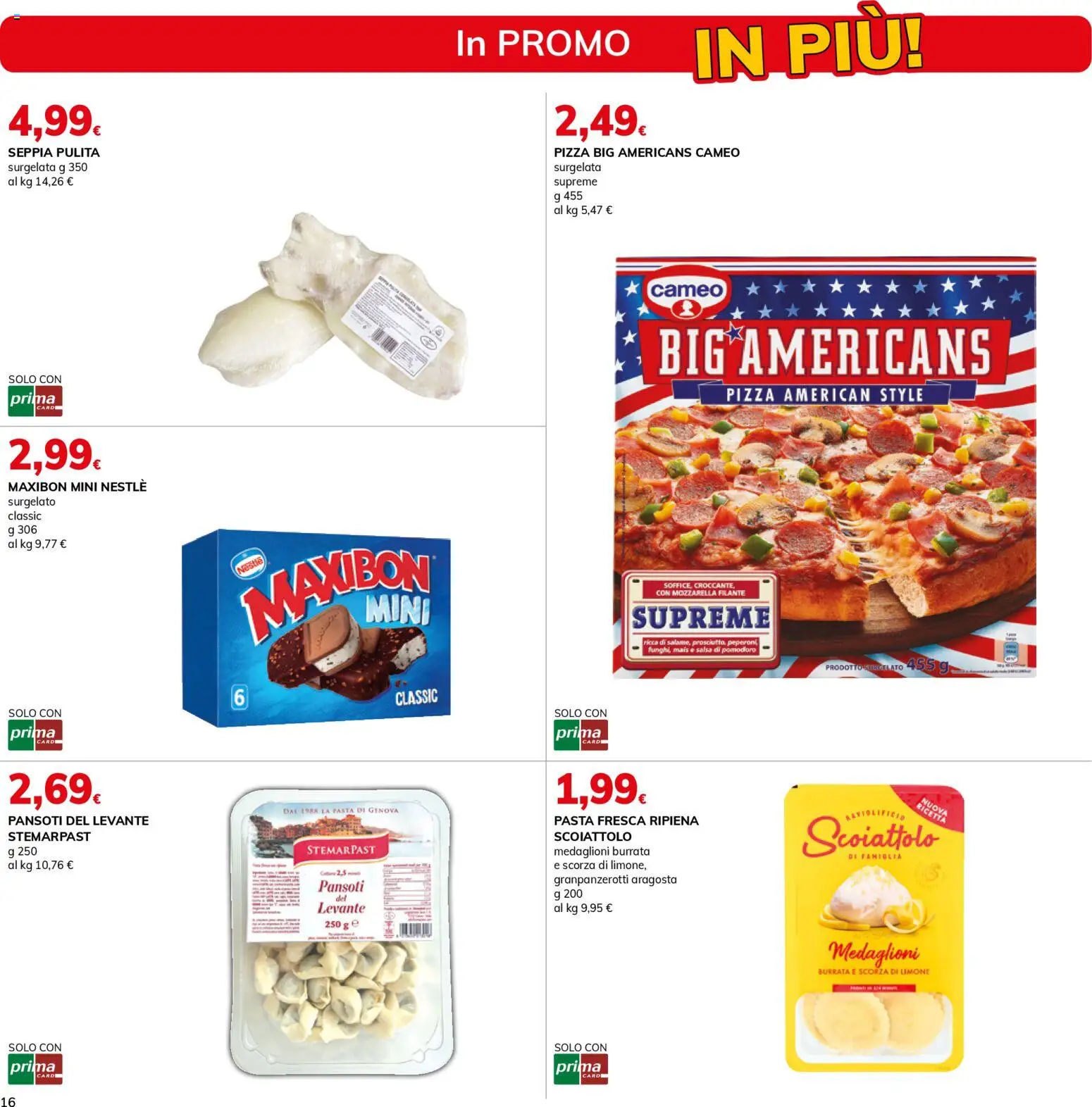 Volantino Basko del 21.04.2026 | Pagina: 16 | Prodotti: Pizza, Salsa, Mozzarella, Pomodoro