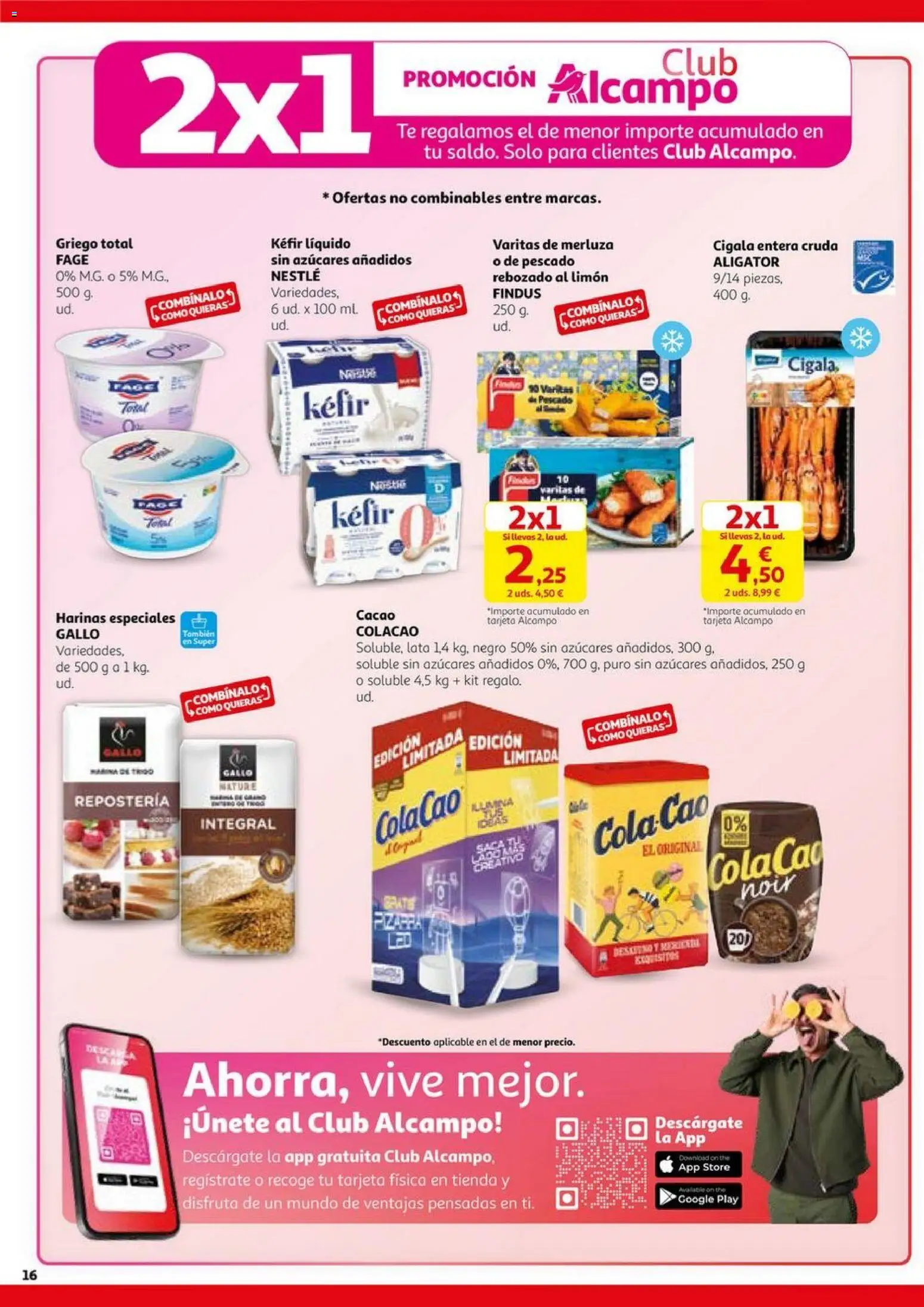 Alcampo - Black Friday │ válido desde el 06.11.2025 | Página: 16 | Productos: Pescado, Té, Φρυγανιές σικάλεως