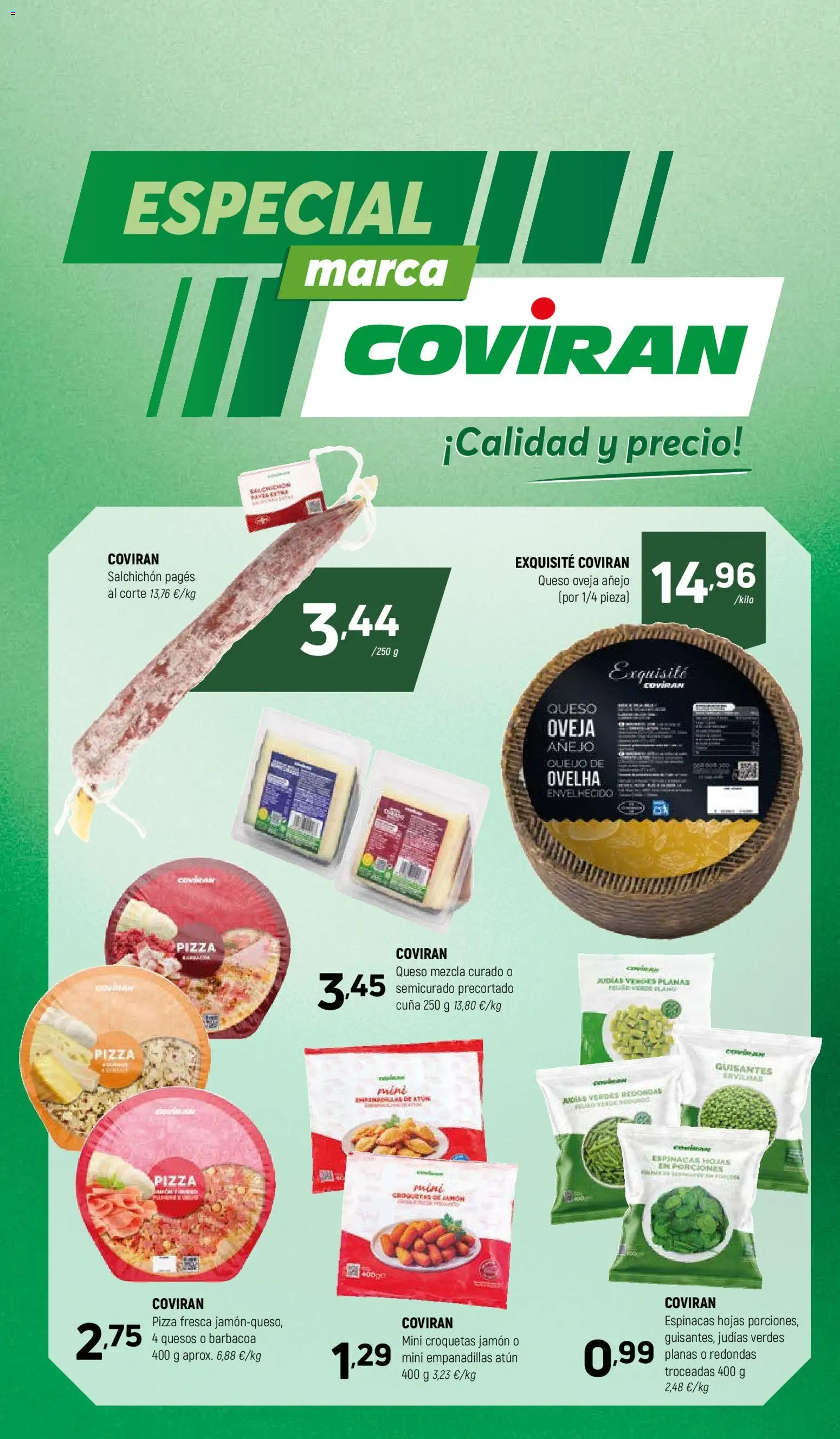 Coviran ofertas │ válido desde el 27.01.2026 | Página: 7 | Productos: Queso, Pizza, Πορσελάνη, Cuna