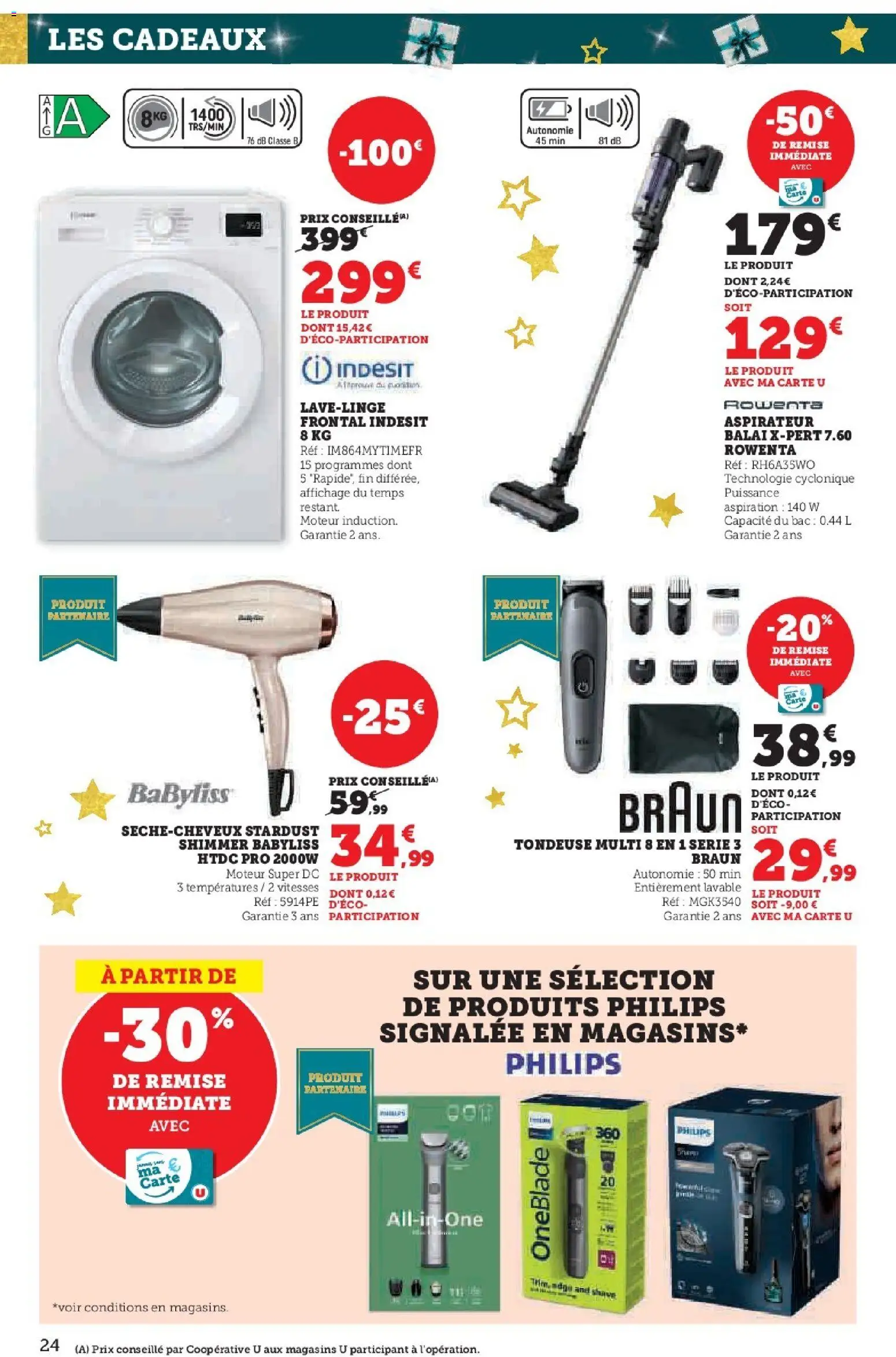 {H1} | Page: 24 | Produits: Aspirateur, Tondeuse, Balai