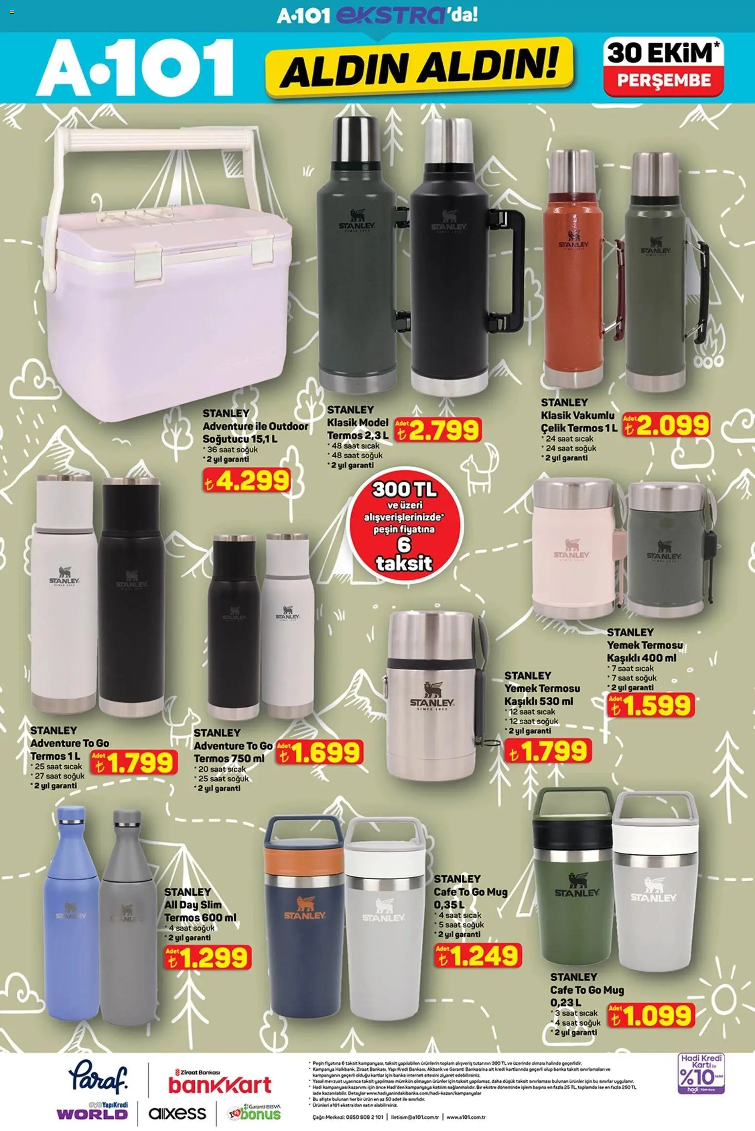 A101 Katalog Aldın Aldın - 30.10.2025 tarihinden itibaren geçerlidir | Sayfa: 24 | Ürünler: Termos, Saat