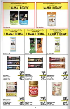 CarrefourSA Katalog - 26.06.2025 tarihinden itibaren geçerlidir | Sayfa: 38 | Ürünler: Fıstık, Çikolata, Muz, Yulaf