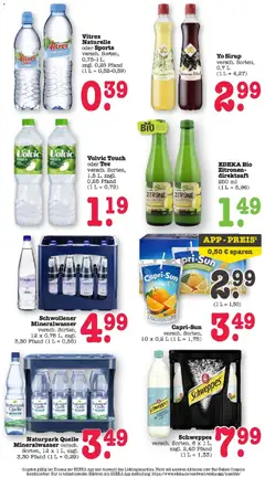 Angebote ab 20.04.2026 gültig | Seite: 39 | Produkte: Sirup, Schweppes, Tee, Volvic