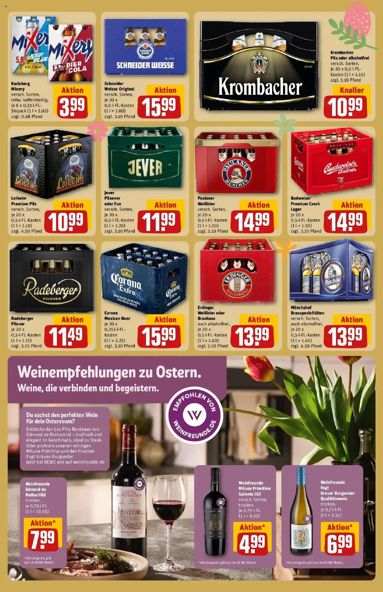 Rewe Prospekt Speichersdorf	 – gültig ab 30.03.2026 | Seite: 21 | Produkte: Mixer, Energy, Budweiser, Radeberger pilsner