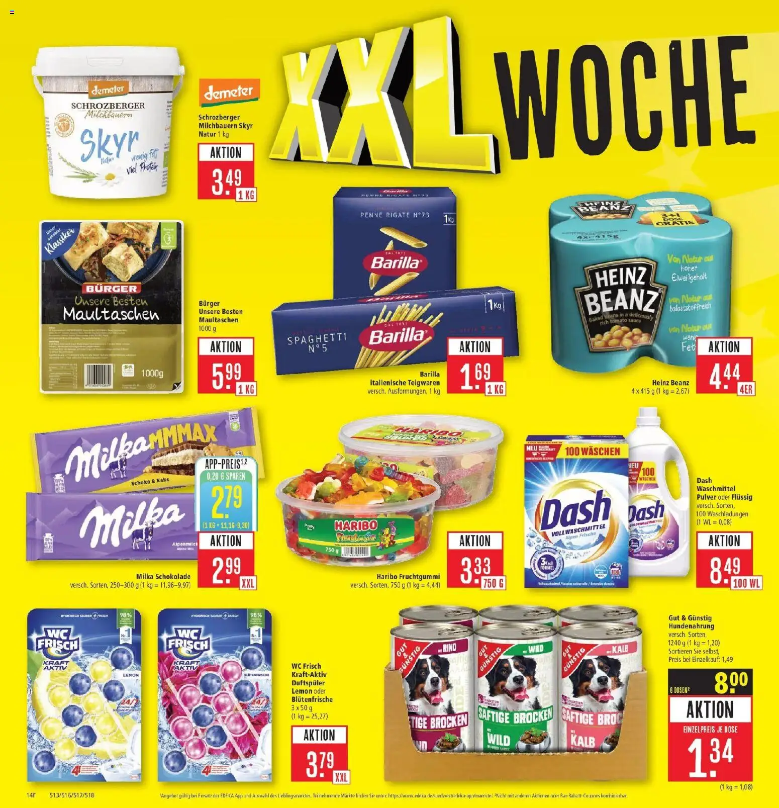 Marktkauf Prospekt Ostfildern	 – gültig ab 13.04.2026 | Seite: 16 | Produkte: Burger, Milka, Skyr, Waschmittel