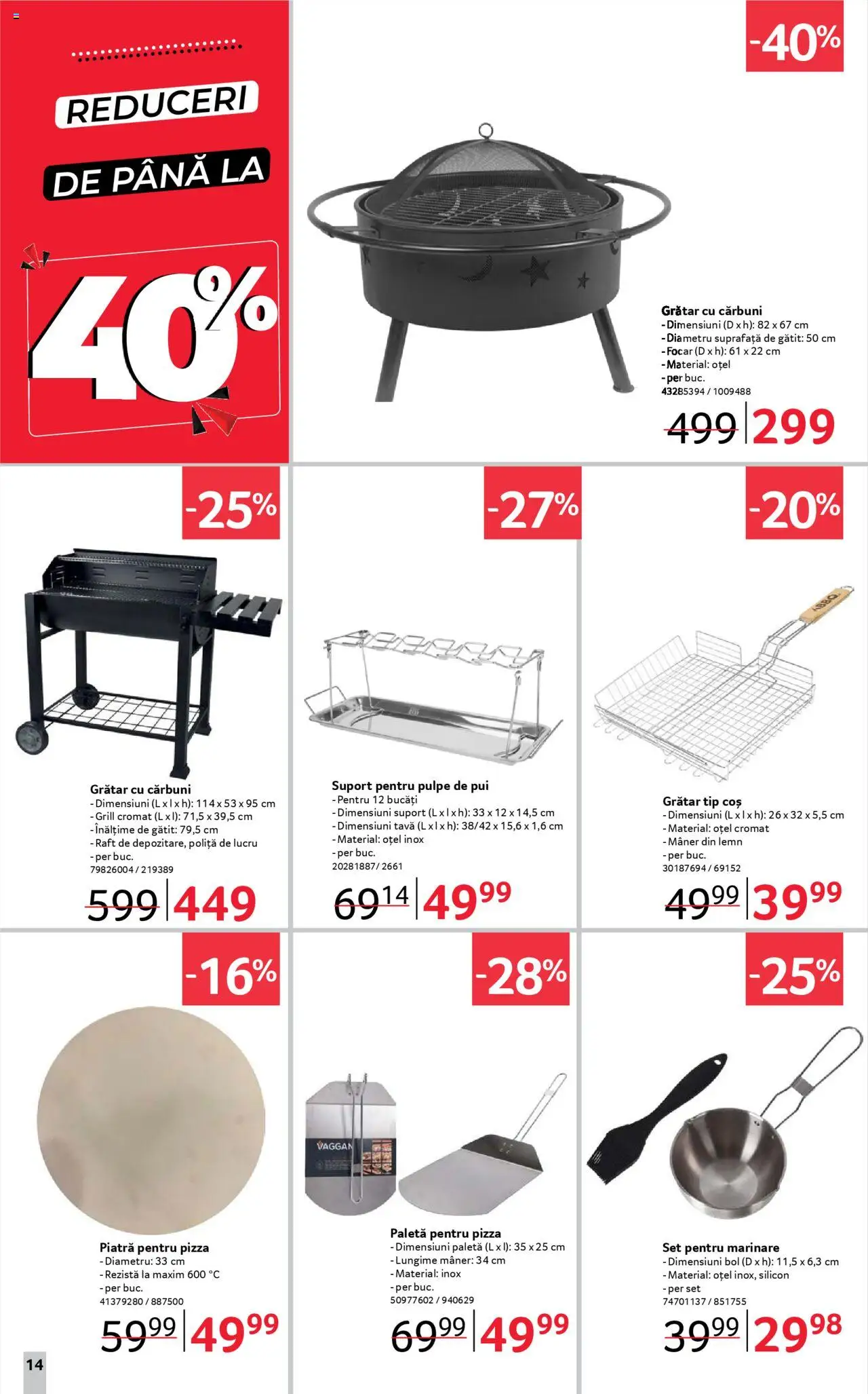 Noul catalog Selgros – valabil de la 19.09.2025 | Pagină: 14 | Produse: Bol, Coș, Raft, Hacıyatmaz Kedi Oyuncağı