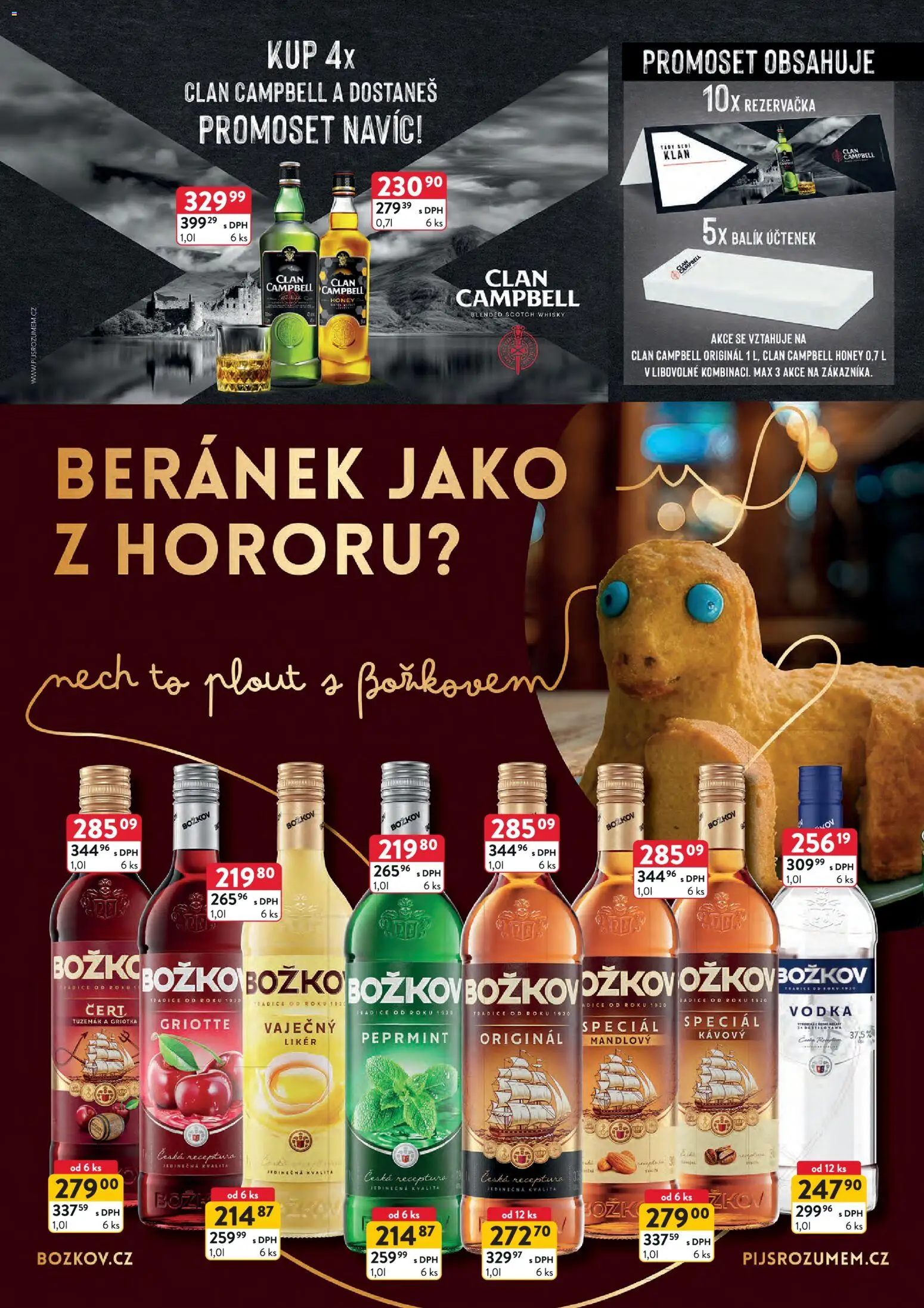 Astur & Qanto leták - Velkoobchod 03/2026 od 01.03.2026 | Strana: 18 | Produkty: Whisky, Likér, Hadice, Božkov