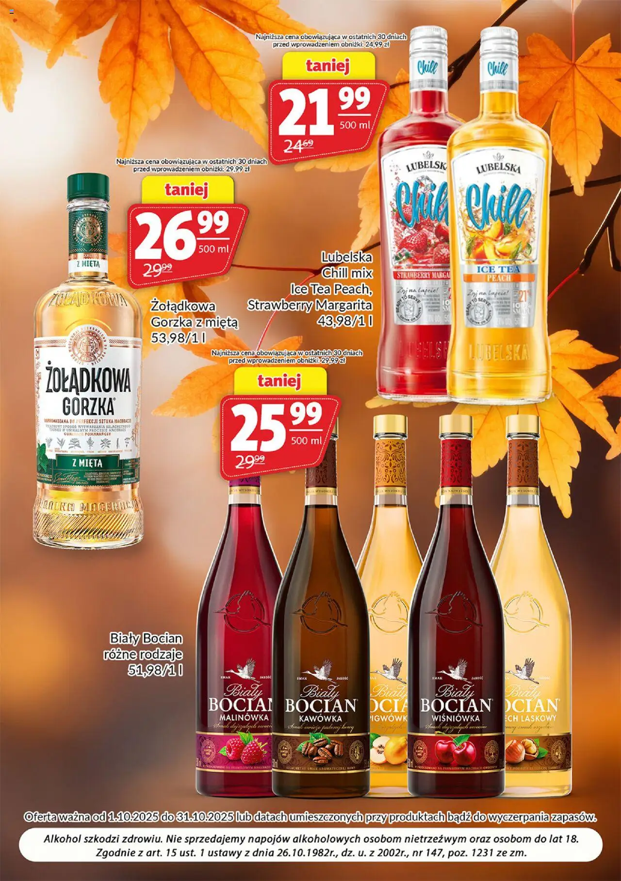 Prim Market Gazetka - Oferta alkoholowa od 01.10.2025 | Strona: 3 | Produkty: Ice Tea, Mięta, Alkohol