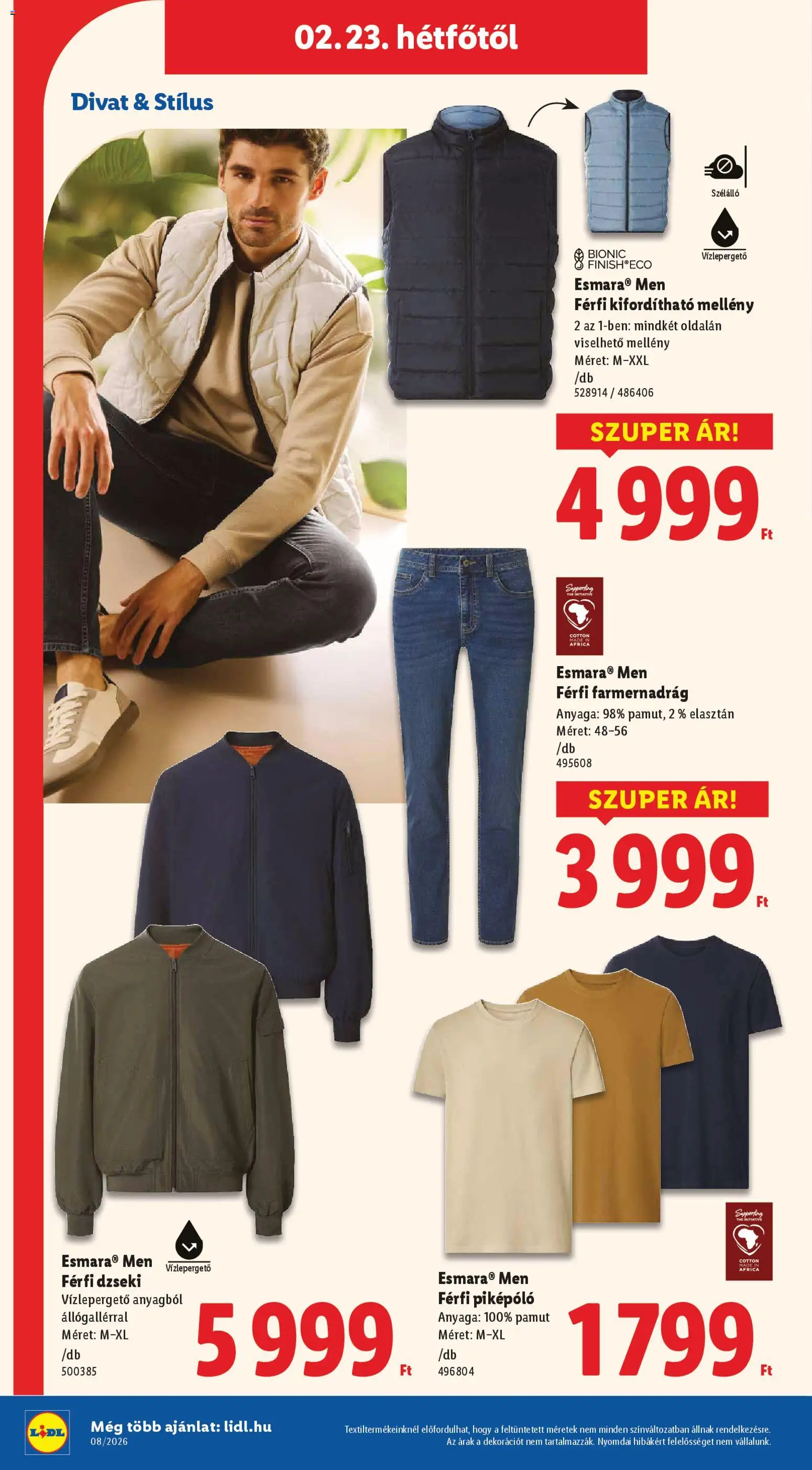 Lidl akciós ujság - amely érvényes a következő dátumtól: 19.02.2026 | Oldal: 18