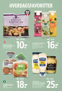 Meny - Tilbudsavis gyldig fra 17.10.2025 | Side: 9 | Produkter: Ketchup, Kartofler, Dressing, Sennep