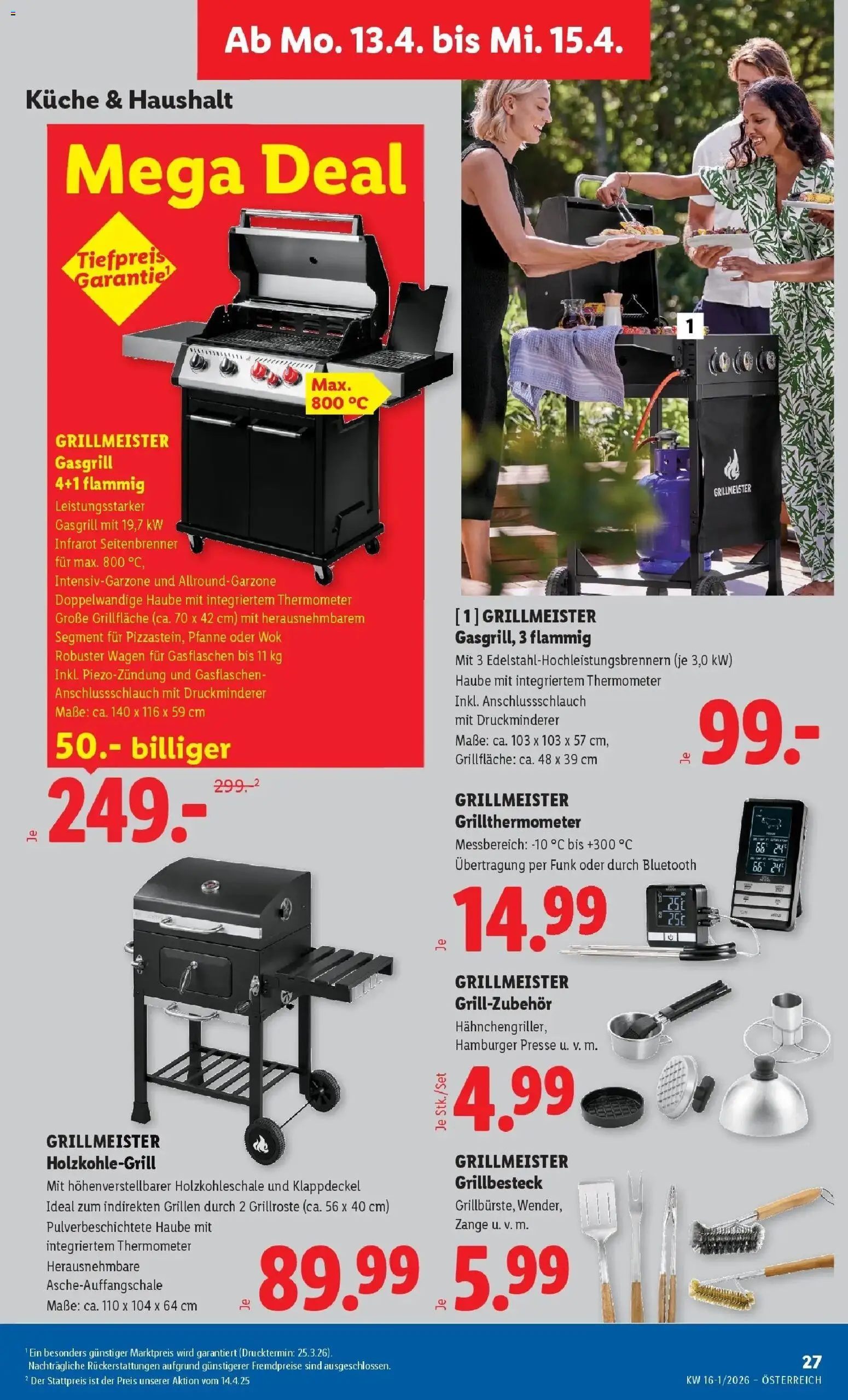 Lidl Flugblatt - Wien, Langenzersdorf, Zwettl gültig ab 08.04.2026 | Seite: 30 | Produkte: Thermometer, Presse