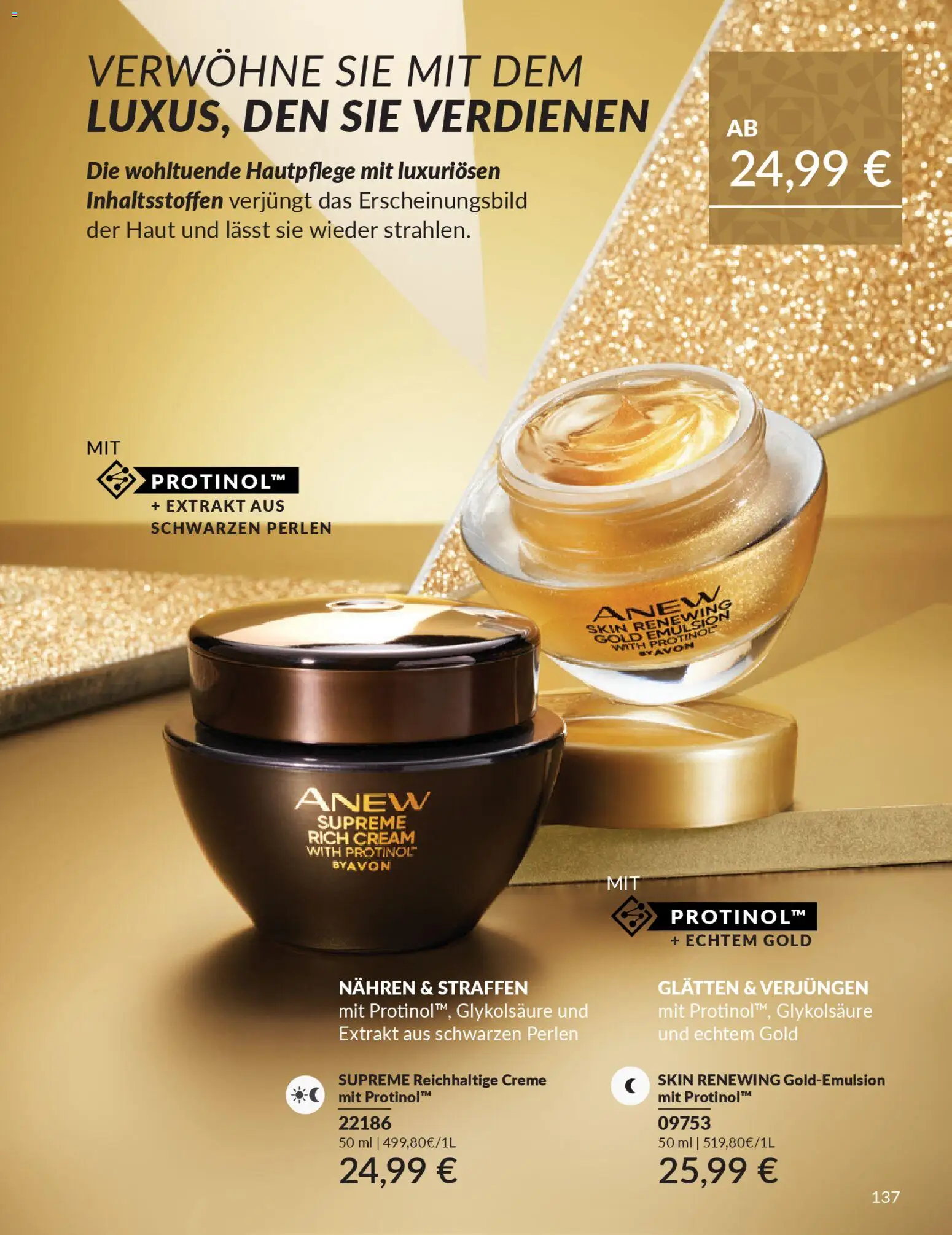 AVON Katalog Dezember 2025 – gültig ab 01.12.2025 | Seite: 139 | Produkte: Creme