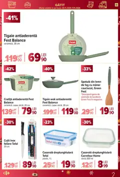 Ofertele Carrefour valabile de la 03.12.2025 | Pagină: 45 | Produse: Tigaie, Mâner, Bucătărie, Cuțit