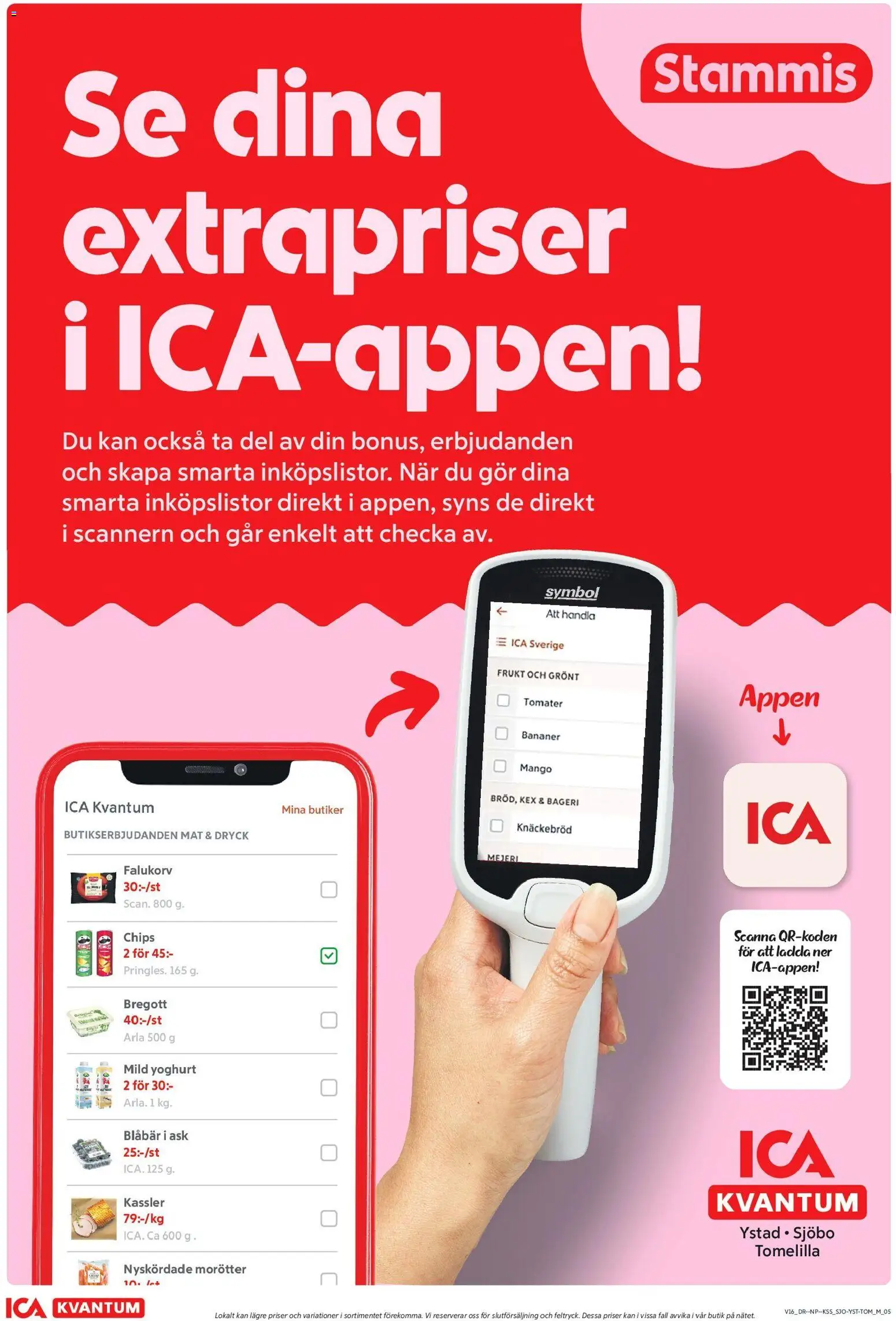 ICA Kvantum reklamblad aktuell från 13.04.2026 | Sida: 10 | Produkter: Bageri, Bregott, Tomater, Bananer