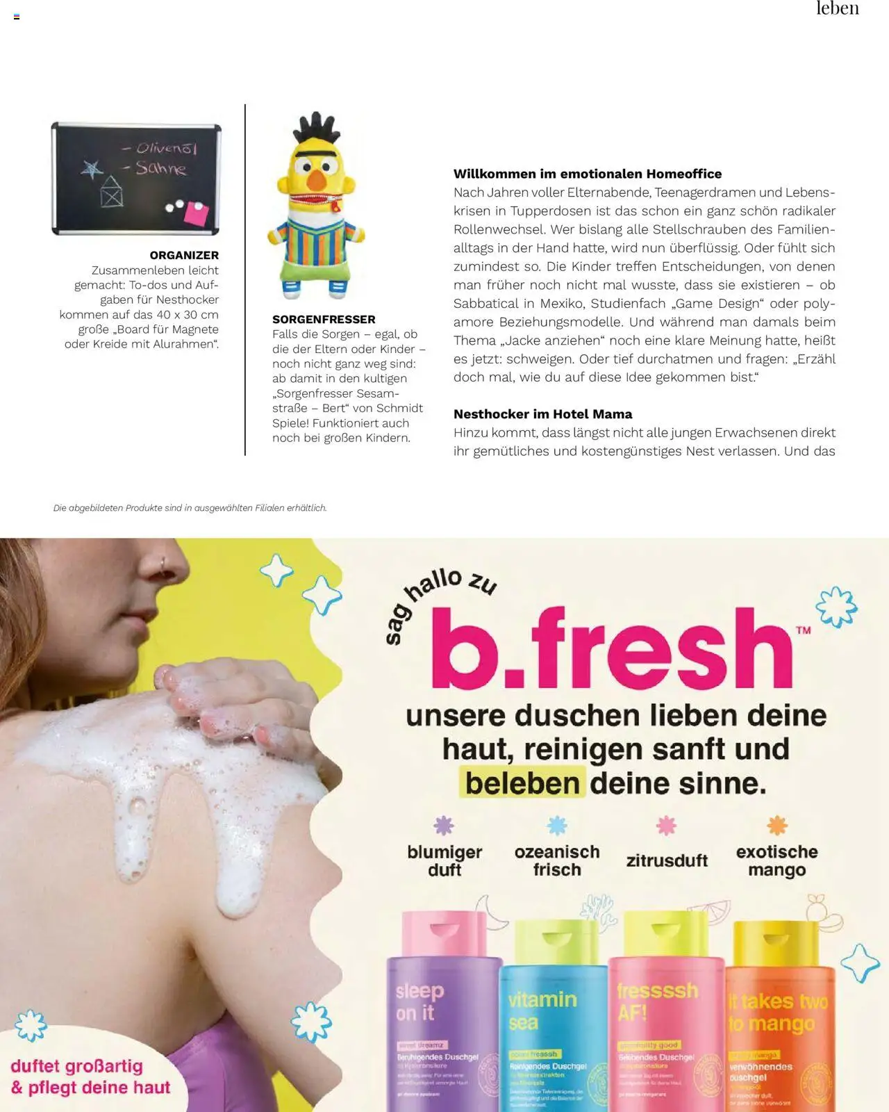 Müller Magazine Lifestyle 5/25 gültig ab 17.09.2025 | Seite: 81 | Produkte: Sahne, Mango, Duft, Duschgel