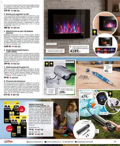 Náhled letáku Velký Košík katalog únor 2026 od 01.02.2026 | Strana: 59 | Produkty: Kabel, Elektrický krb, Baterie, LED
