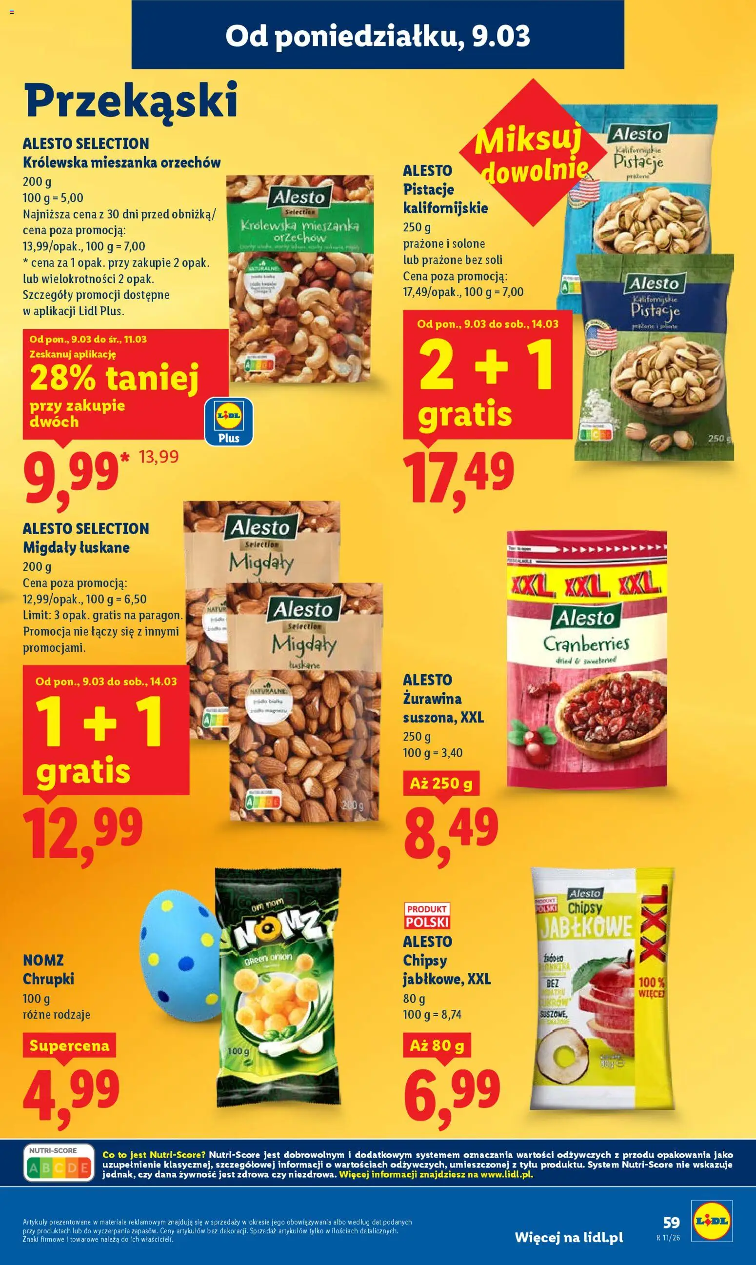 Lidl Polsko leták od 09.03.2026 | Strana: 59 | Produkty: Chipsy