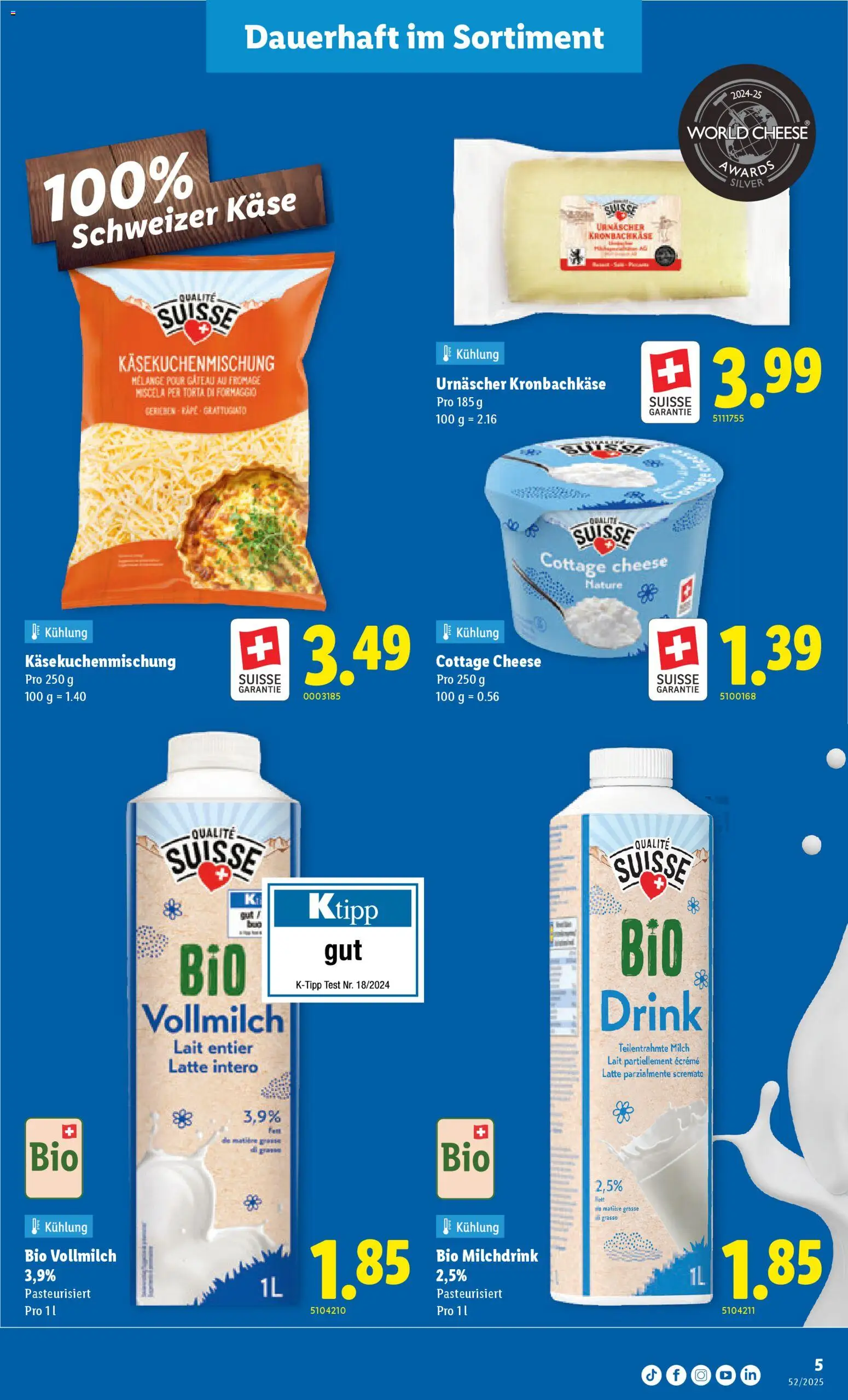 Lidl Aktionen Qualité Suisse – gültig ab 21.12.2025 | Seite: 5