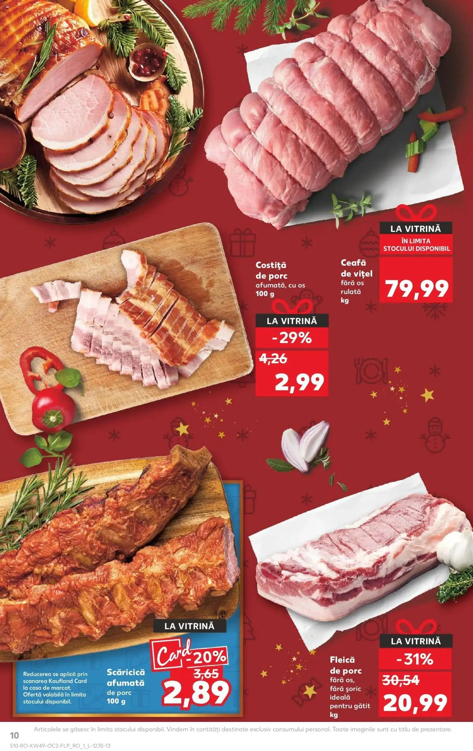 Noul catalog Kaufland – valabil de la 03.12.2025 | Pagină: 10 | Produse: Keçeli kalem, Vitrină, Fleică