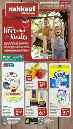 Rewe prospekt Lage	 gültig ab dem 27.07.2025
