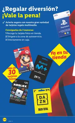 Vista previa Lidl folleto válido desde el 05.01.2026 | Página: 20 | Productos: Nintendo, Playstation, Juega